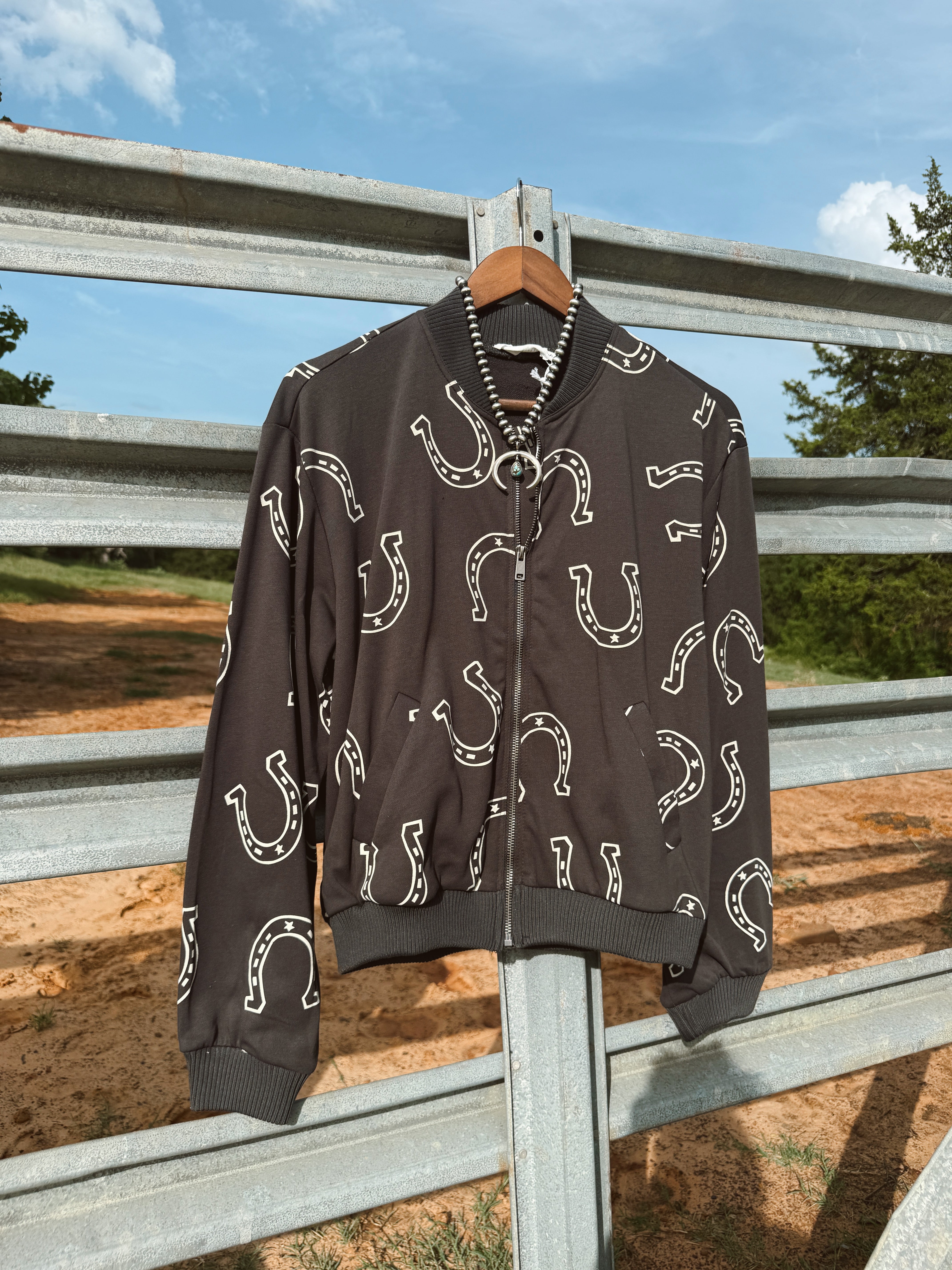 The Horseshoe Bomber Jacket