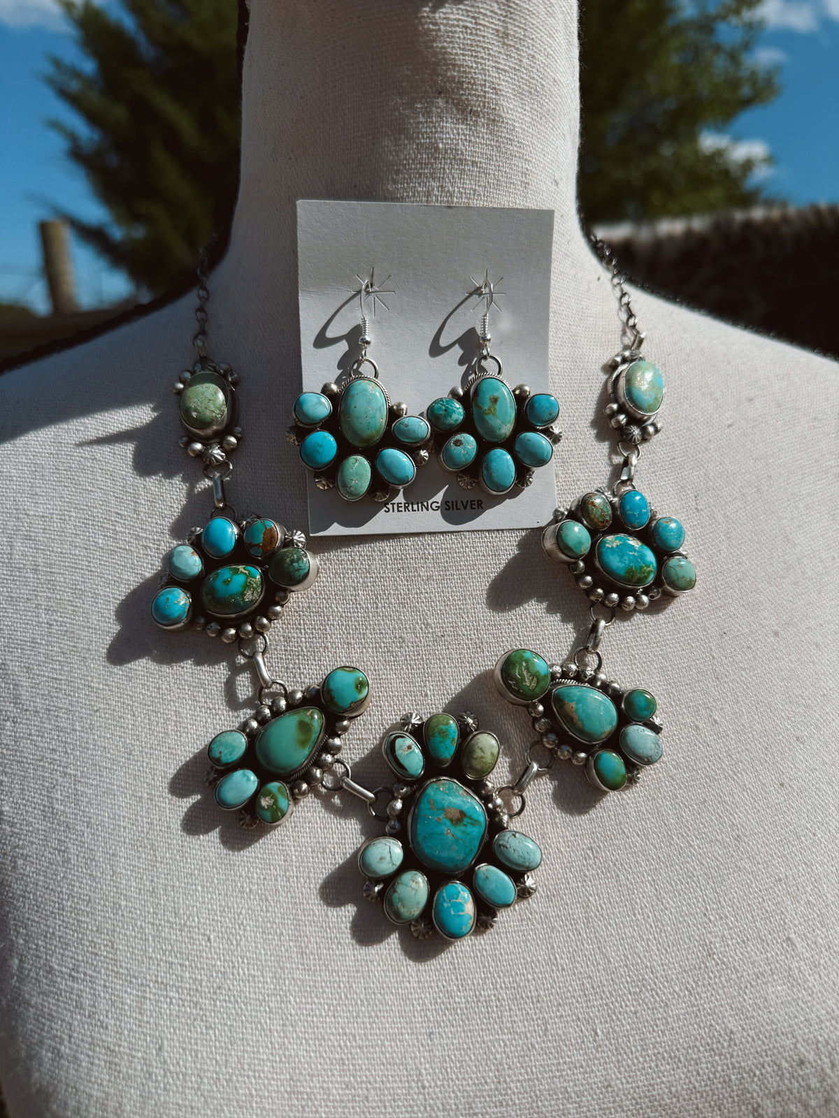 The Trixie Cluster Necklace Set