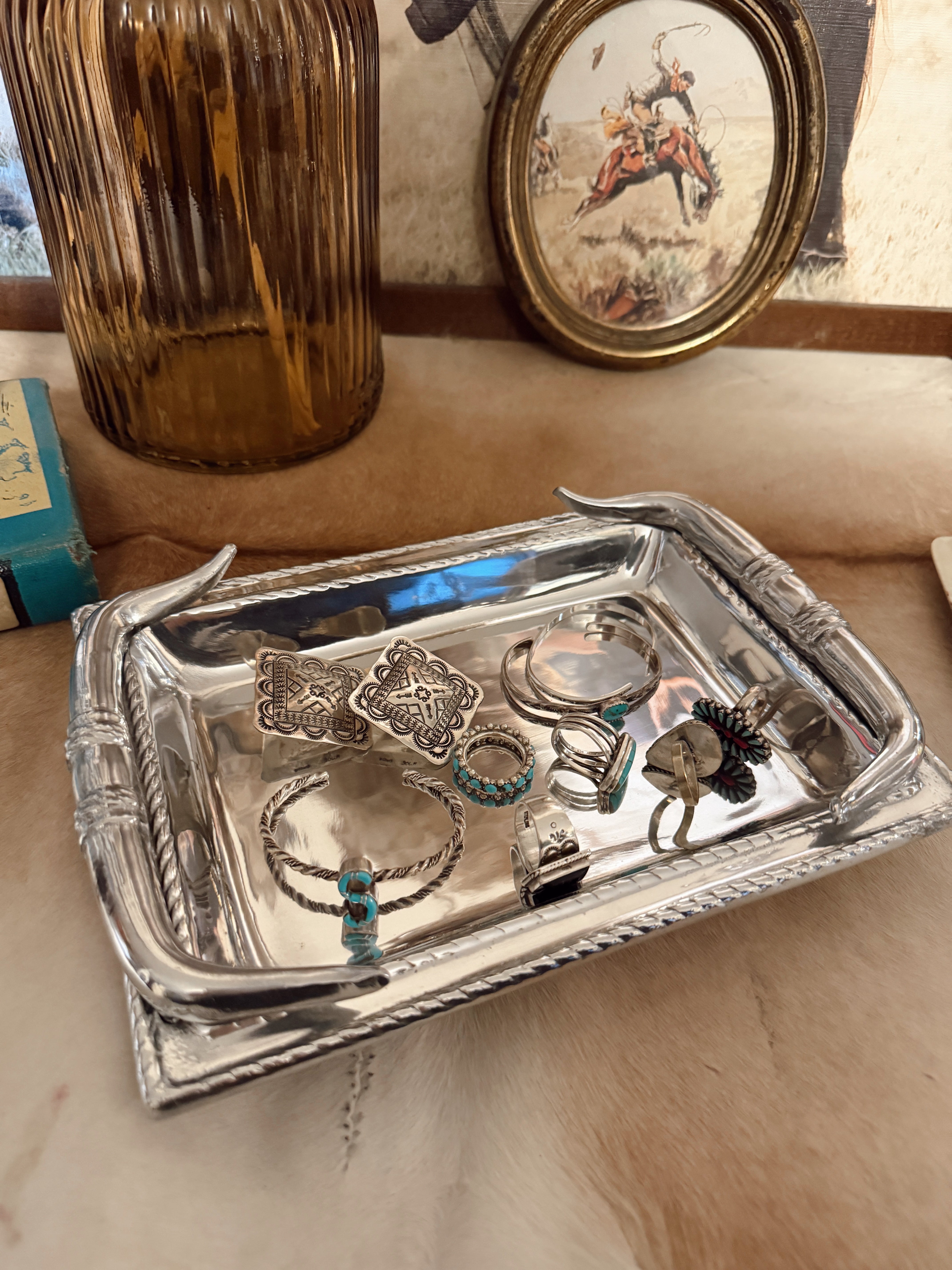 The Longhorn Catch All Tray