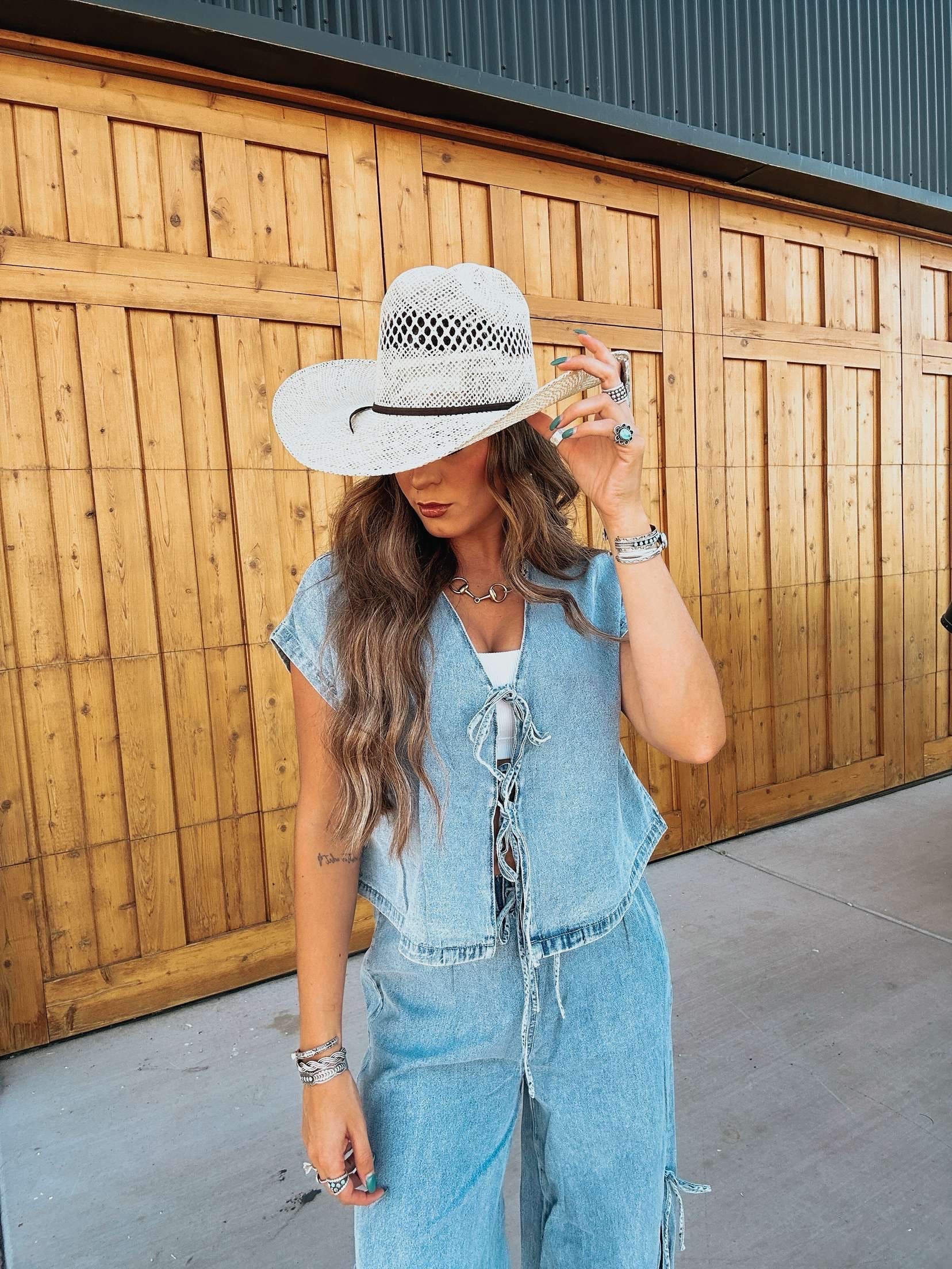 The Roan Denim Top - pre order 1/5