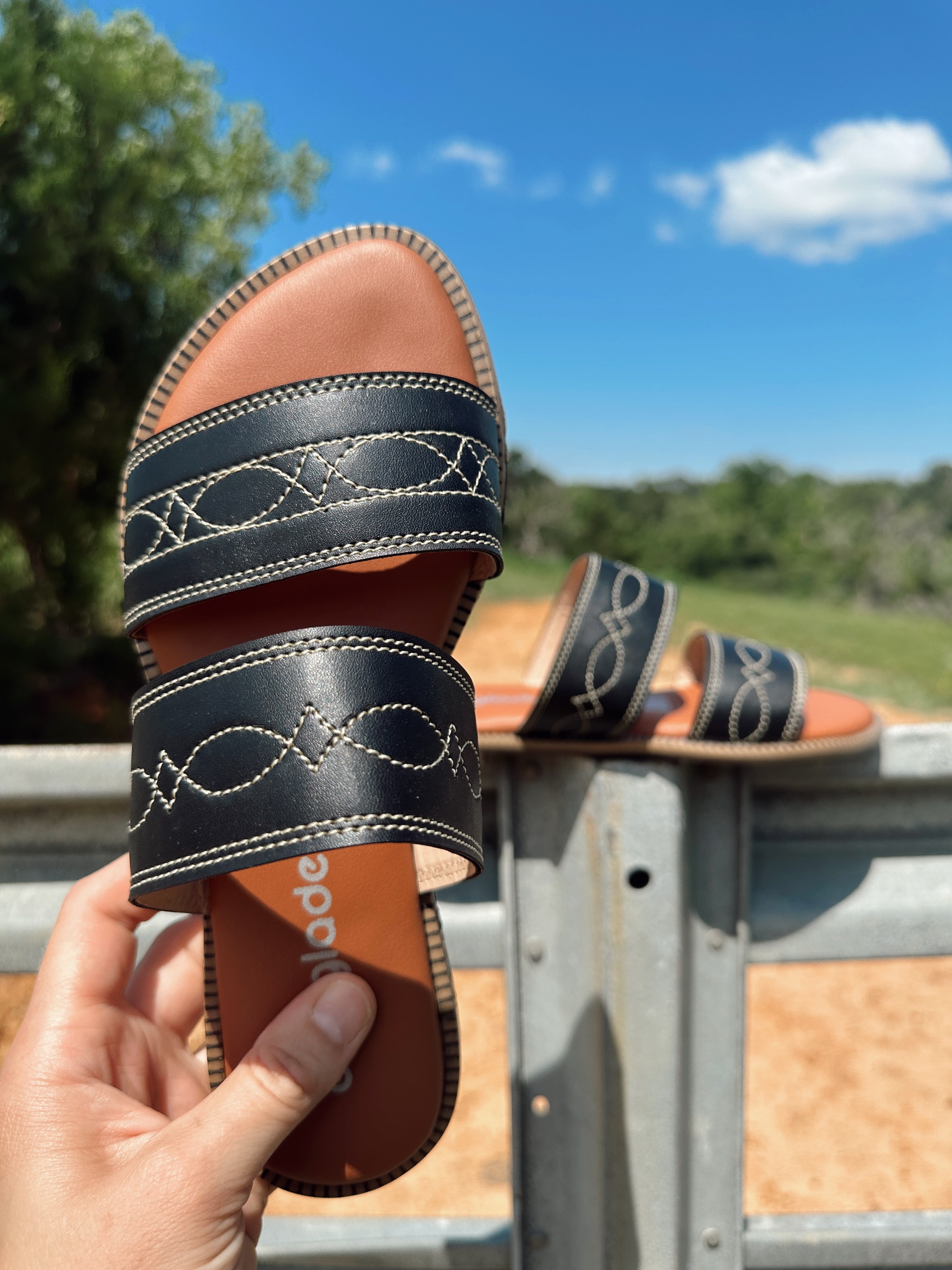 The Boot Stitch Sandal - size 6