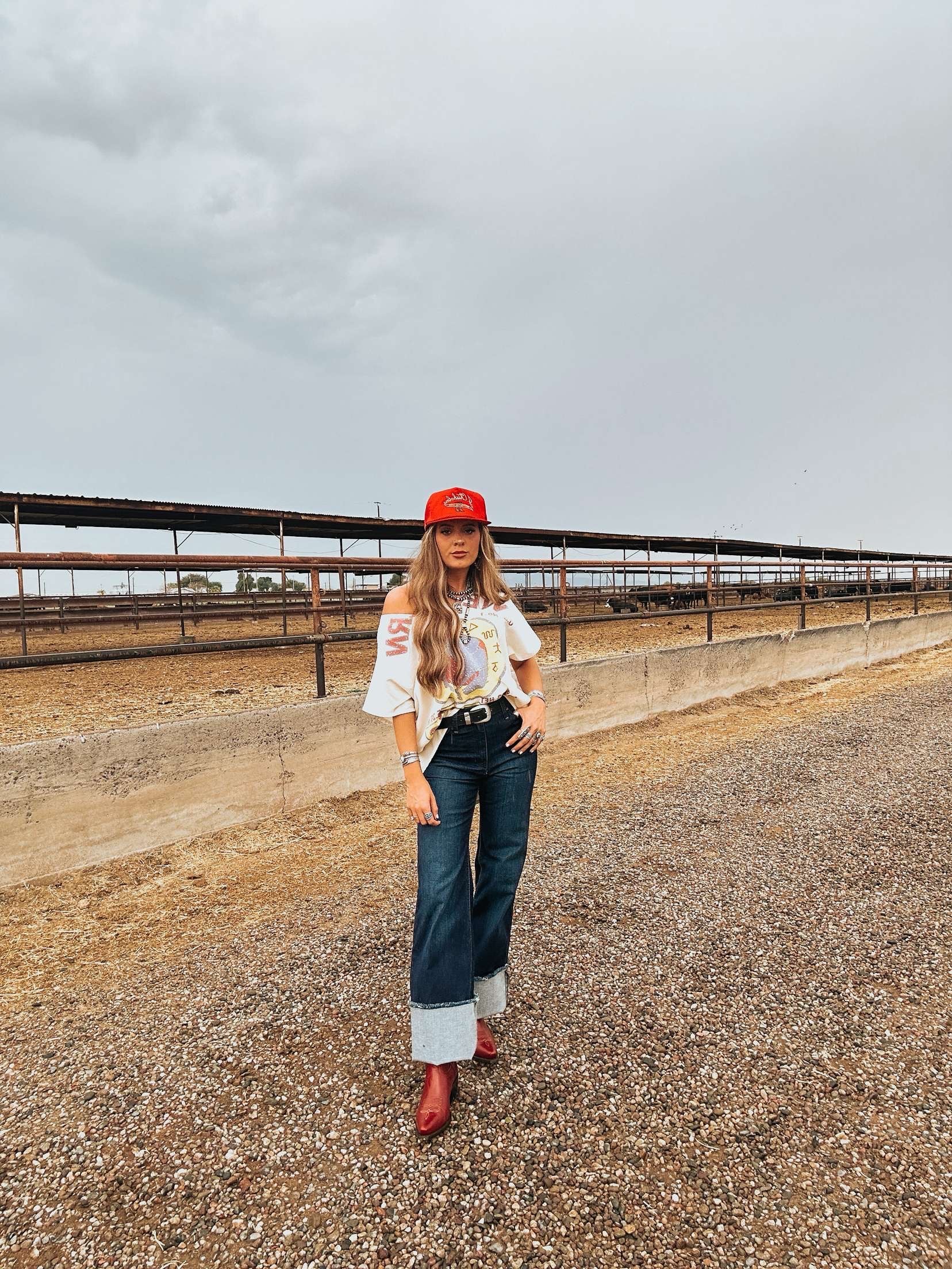 The Bronky Western Brand Top front & back graphic