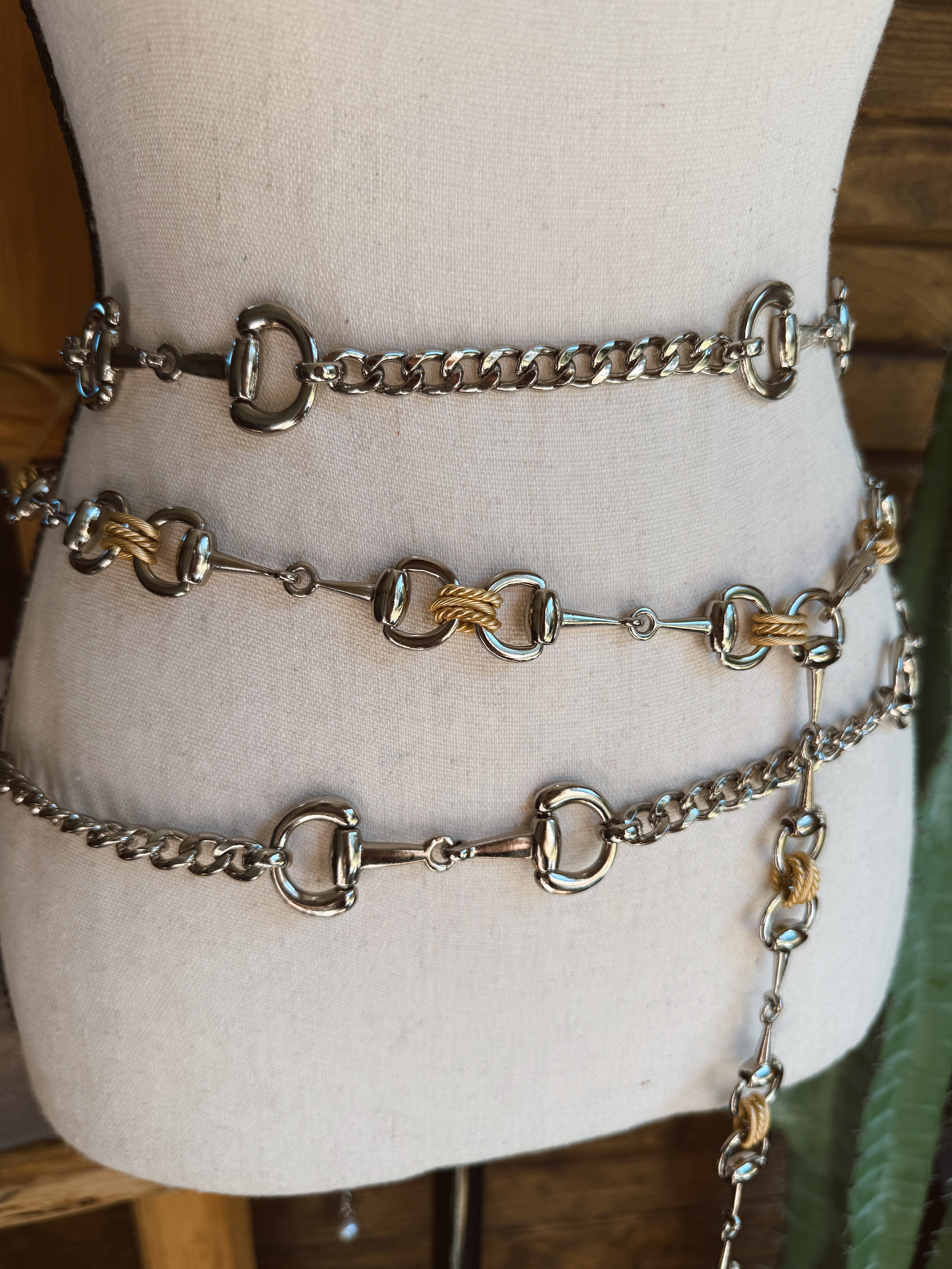 The Silver 3 Bitty Belt