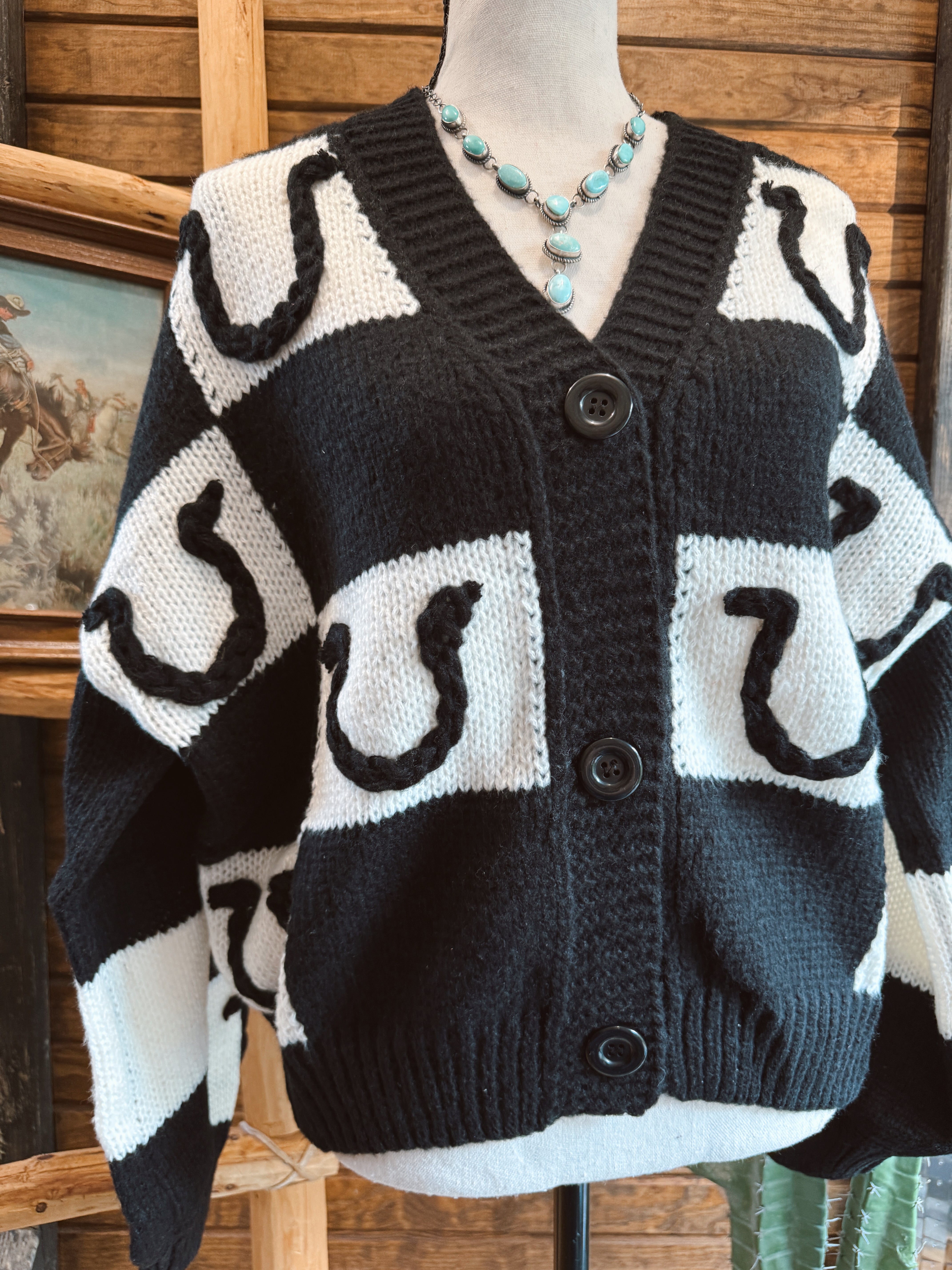 The Horseshoe Cardigan