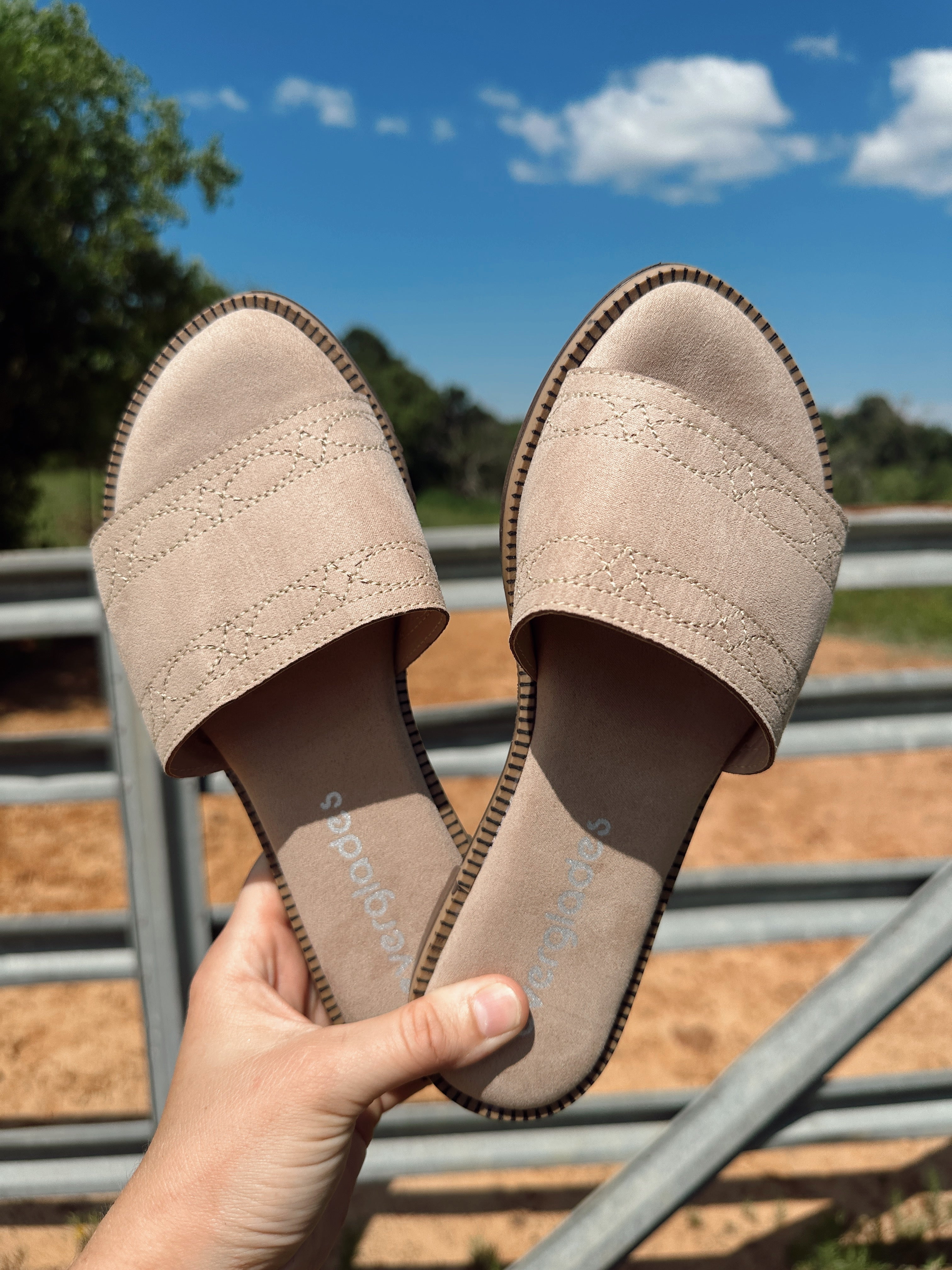 The Boot Stitch Sandal - Nude