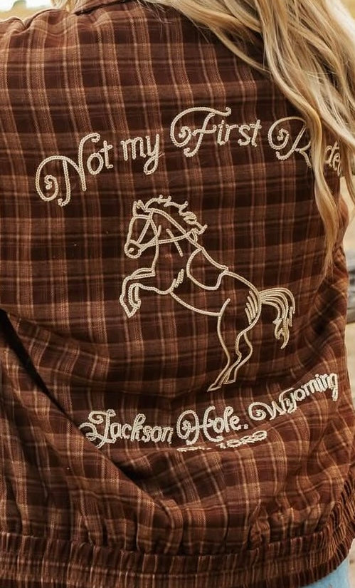 The Not My First Rodeo - front & back design