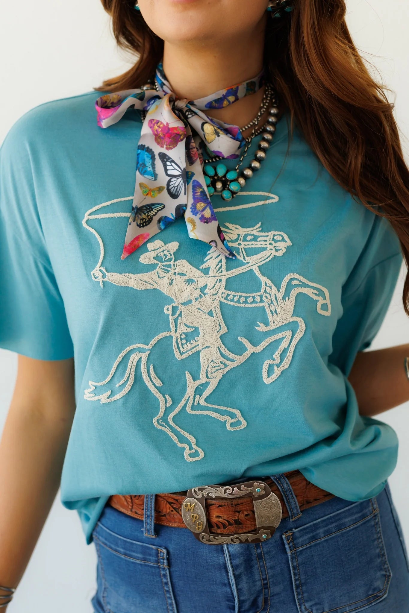 The Ropin Cowboy Tee