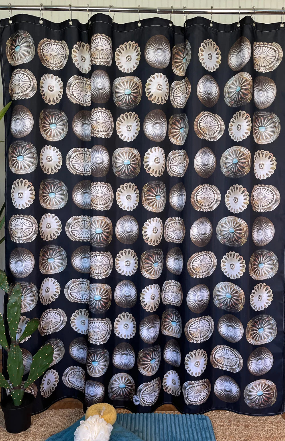 The Big Concho Shower Curtain - best seller
