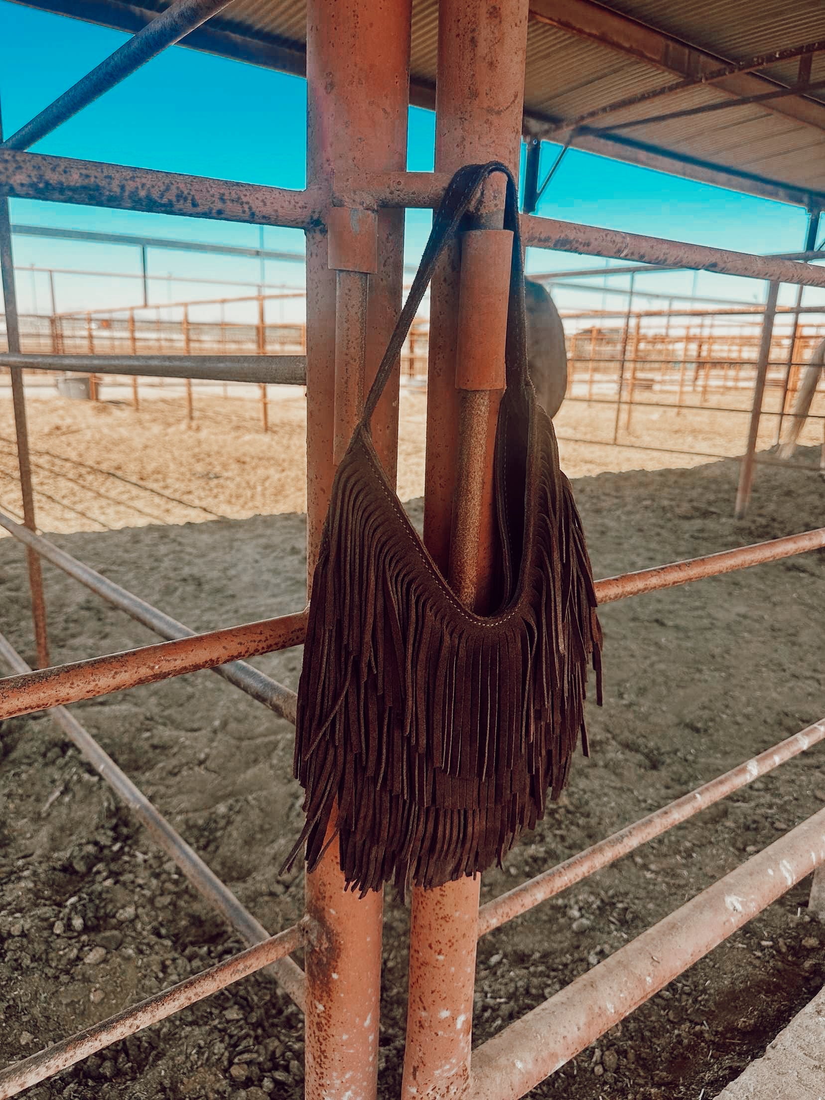 The Fringe Purse - Chocolate