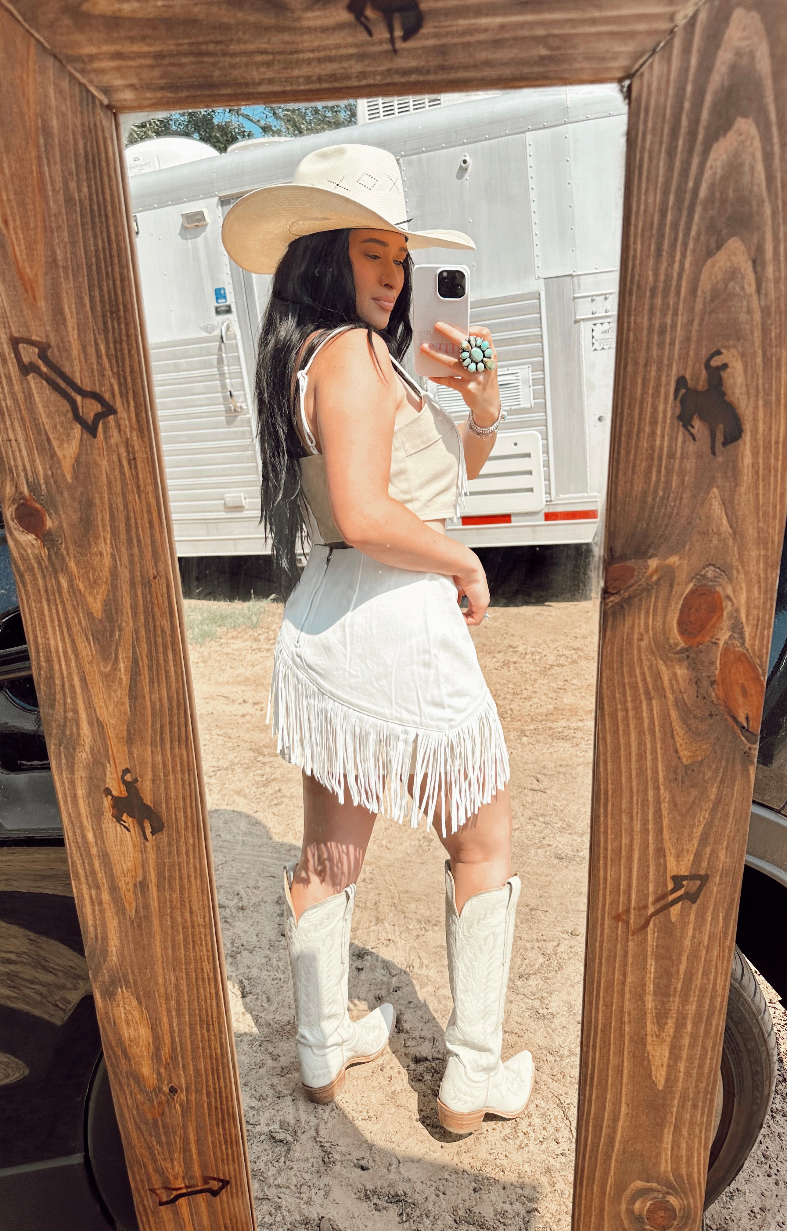 The Annie Fringe Skirt