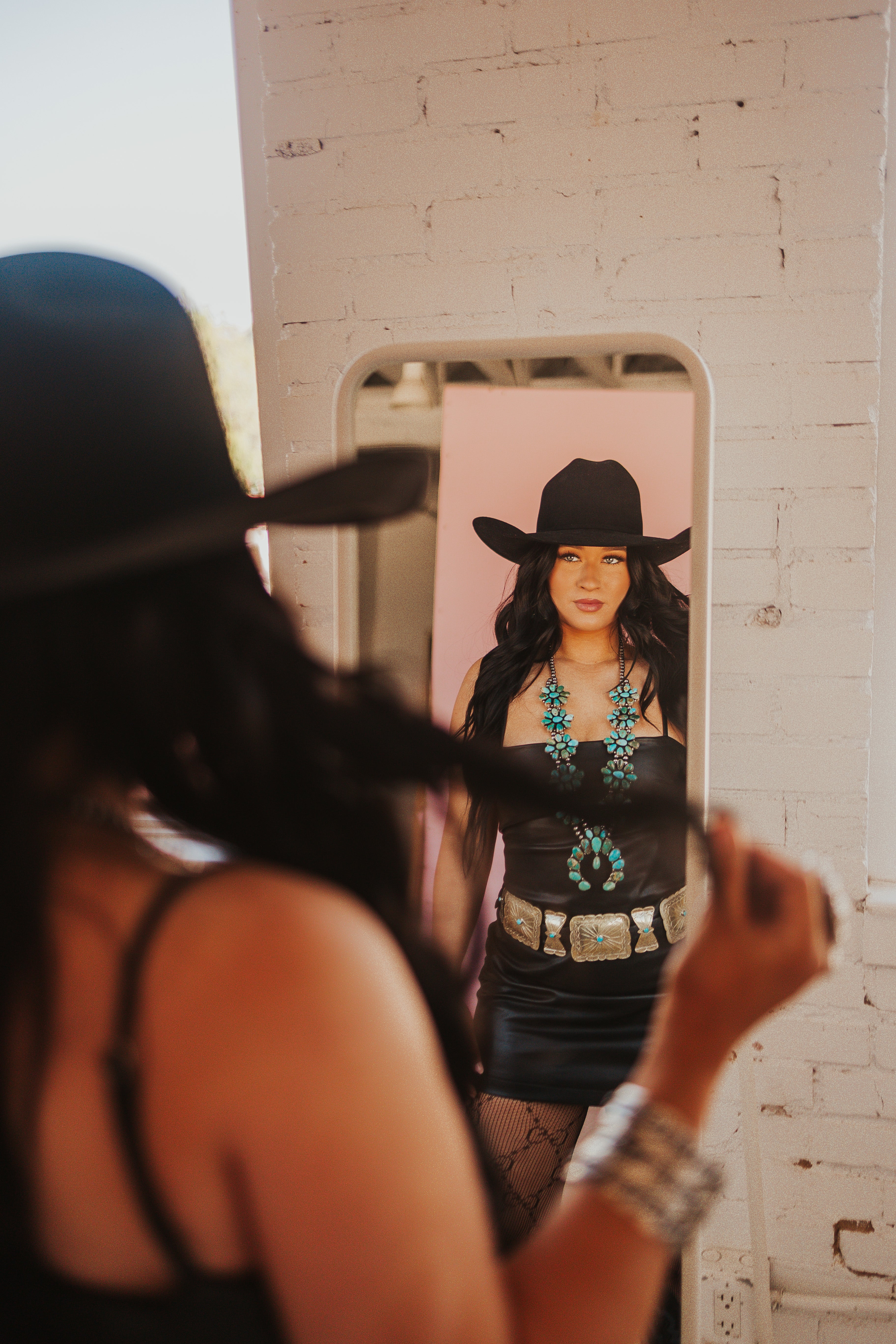 The Black Leather Dress - best seller