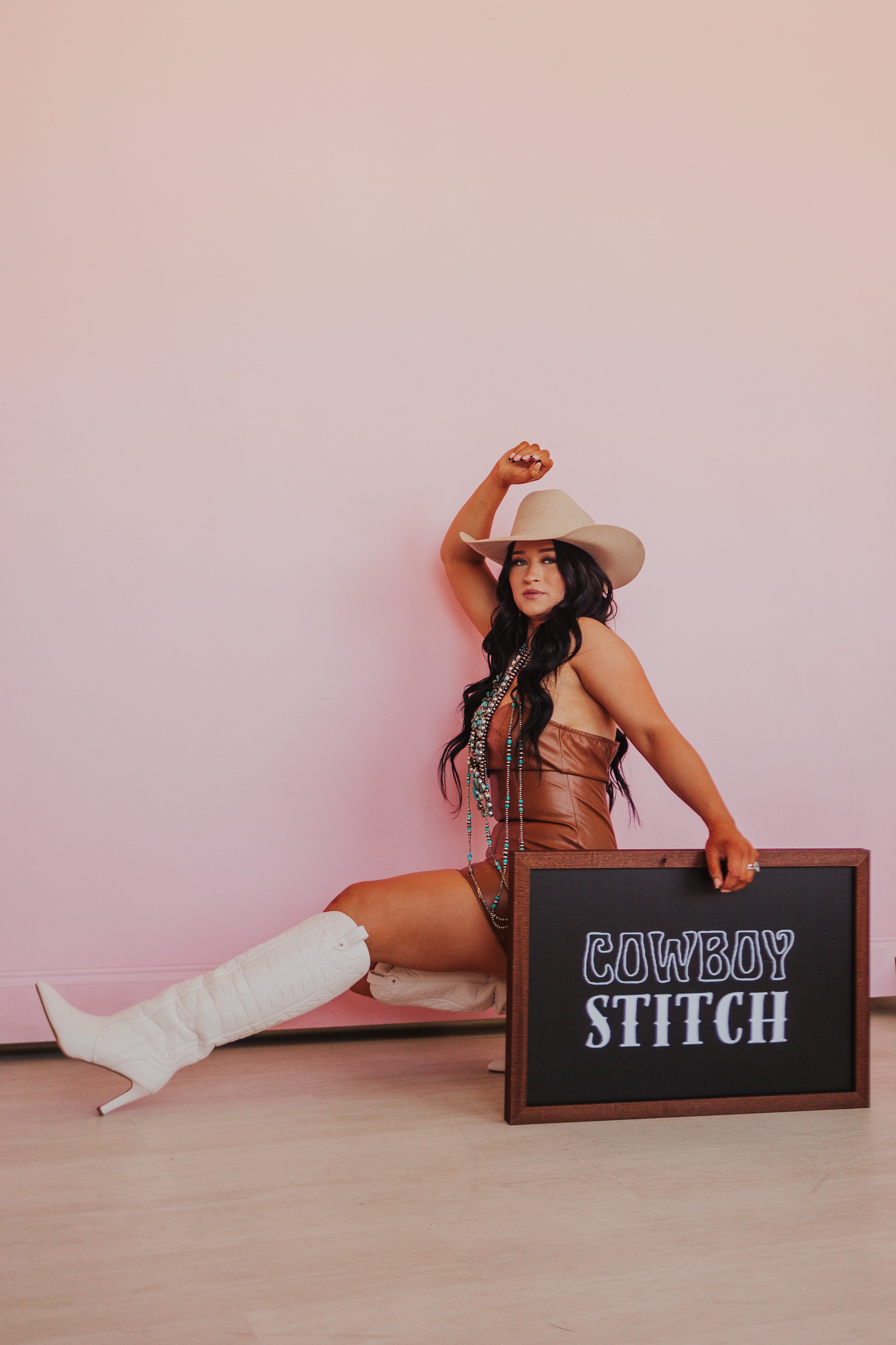 The High Call Boots in Cream