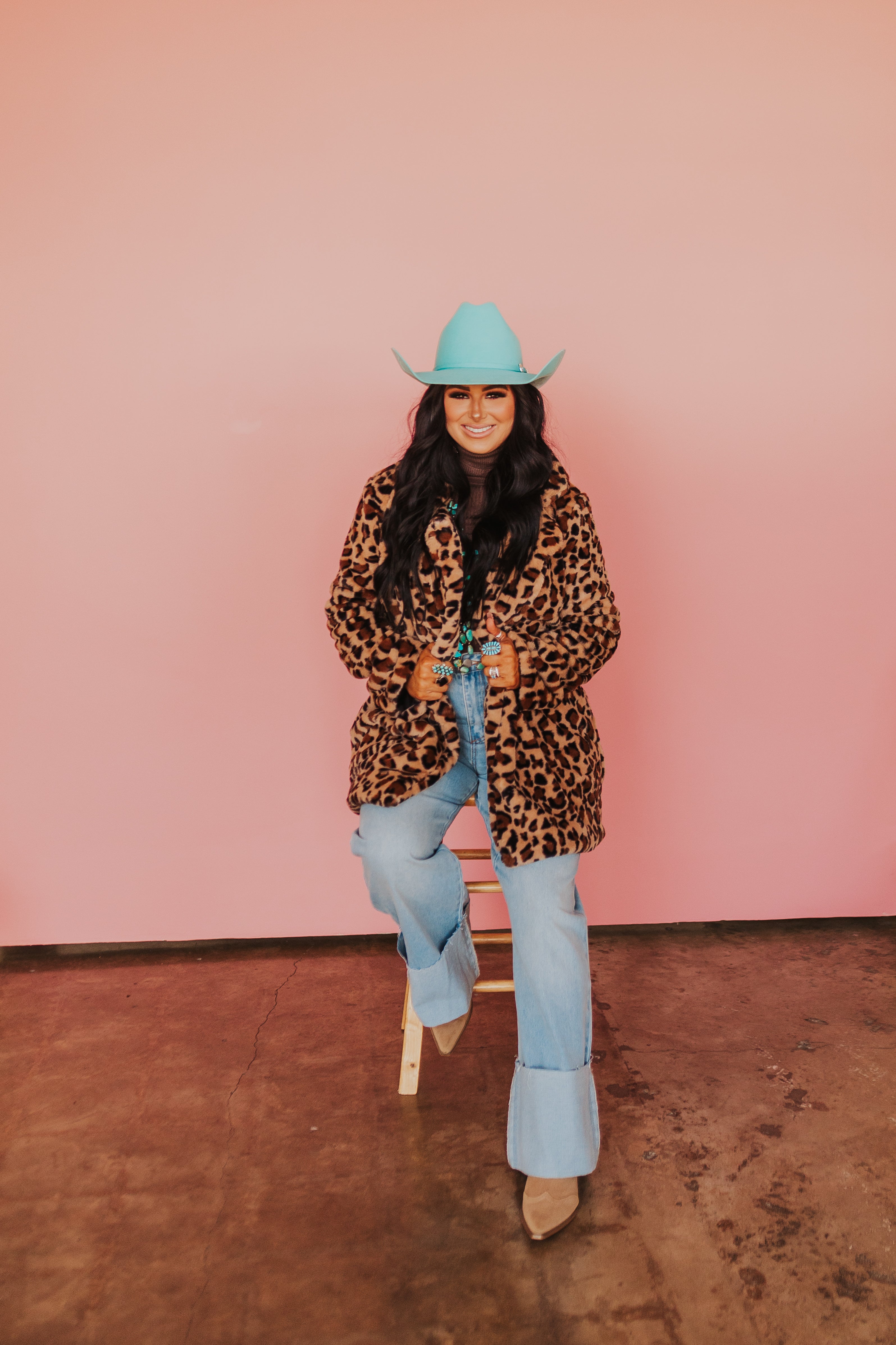 The Leopard Teddy Coat