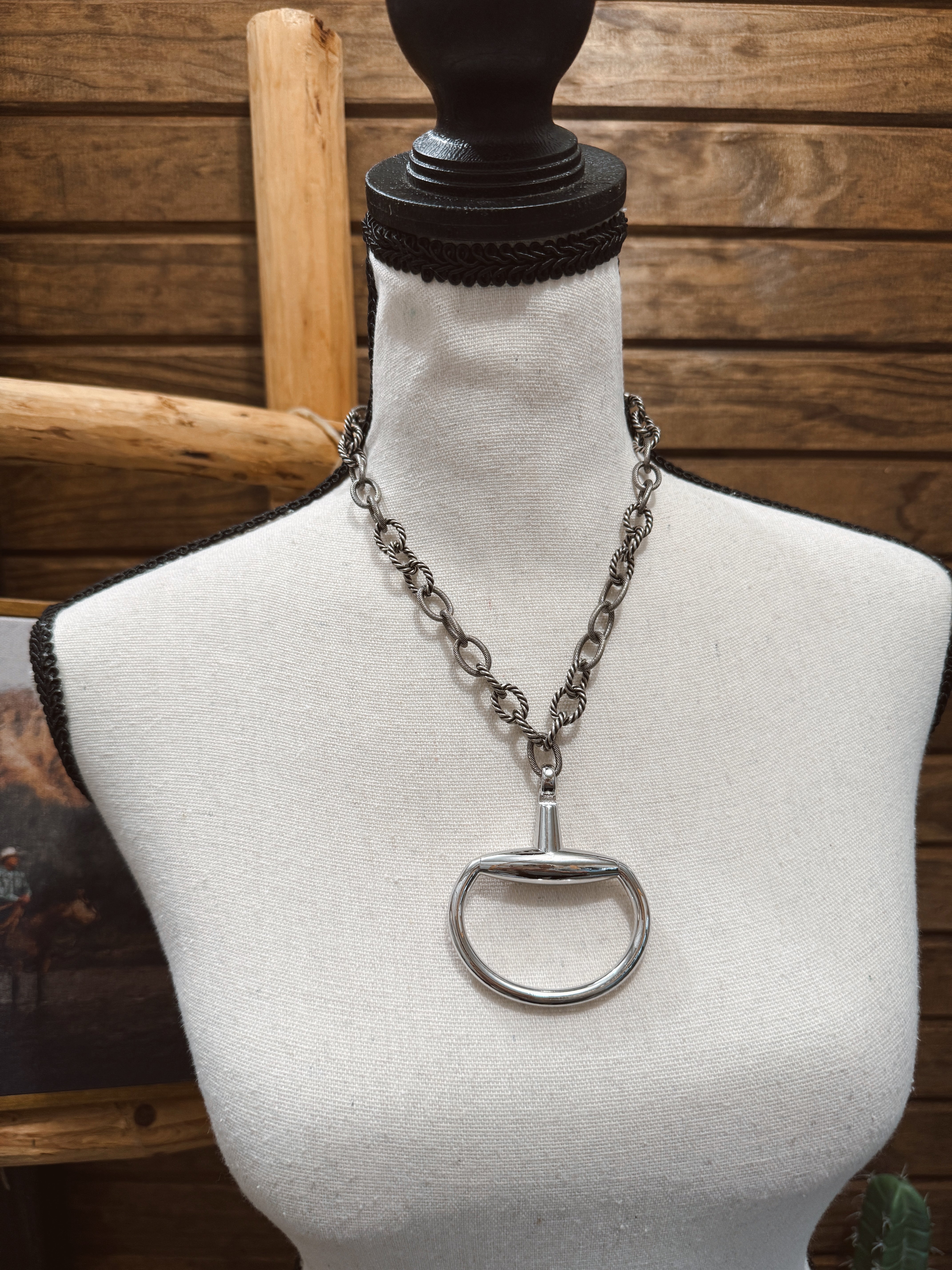 The Half Bit Necklace - Silver