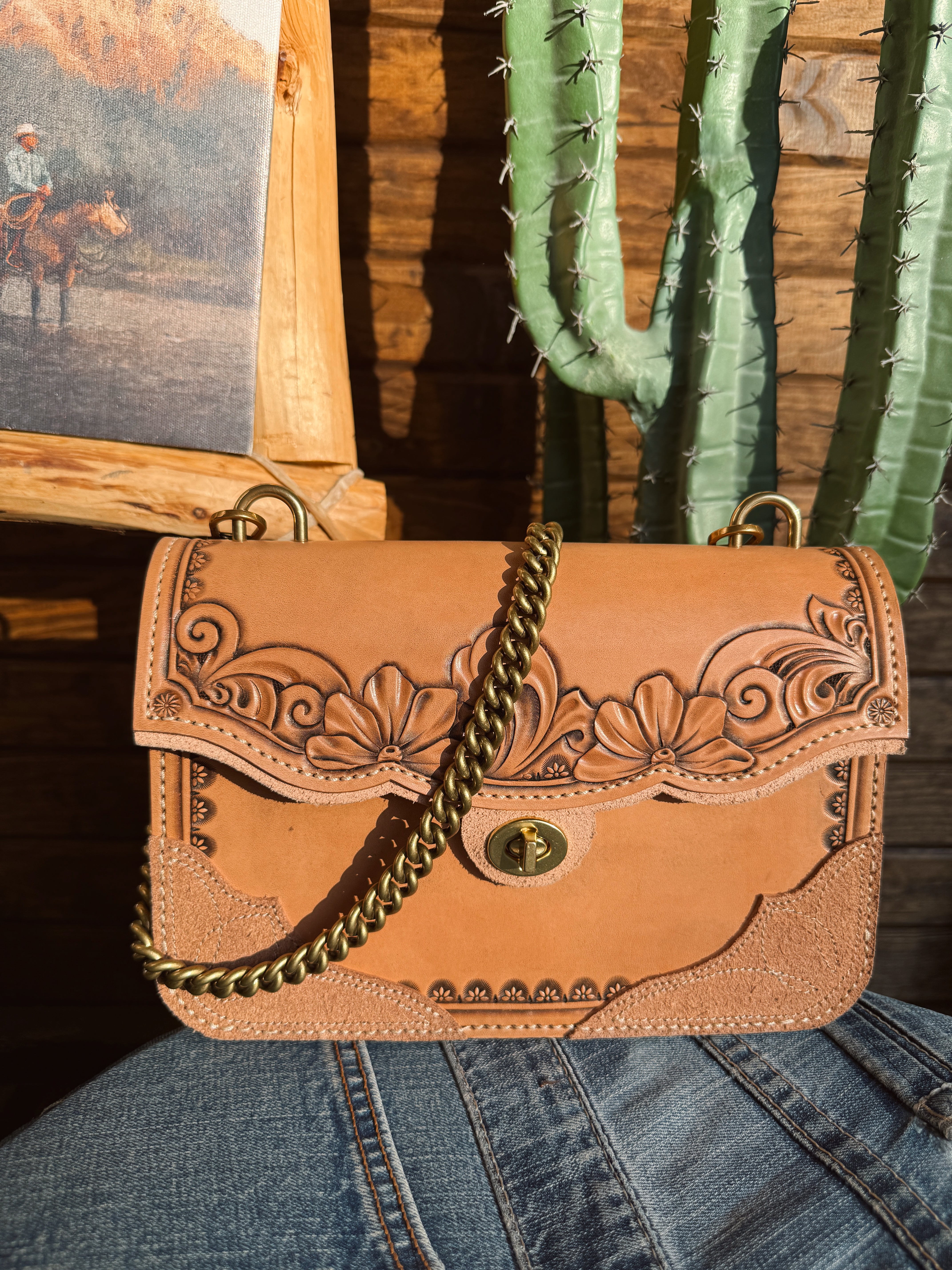 The Maddog Leather Clancy Purse