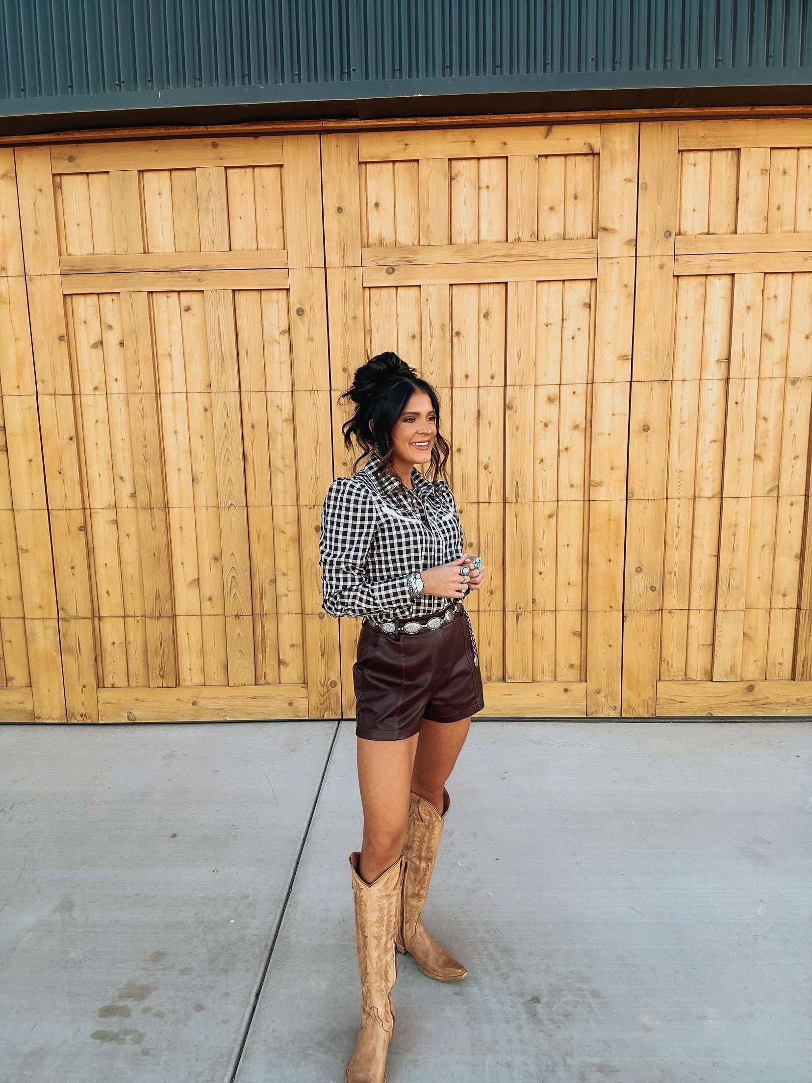 The Gingham Pearl Snap - best seller