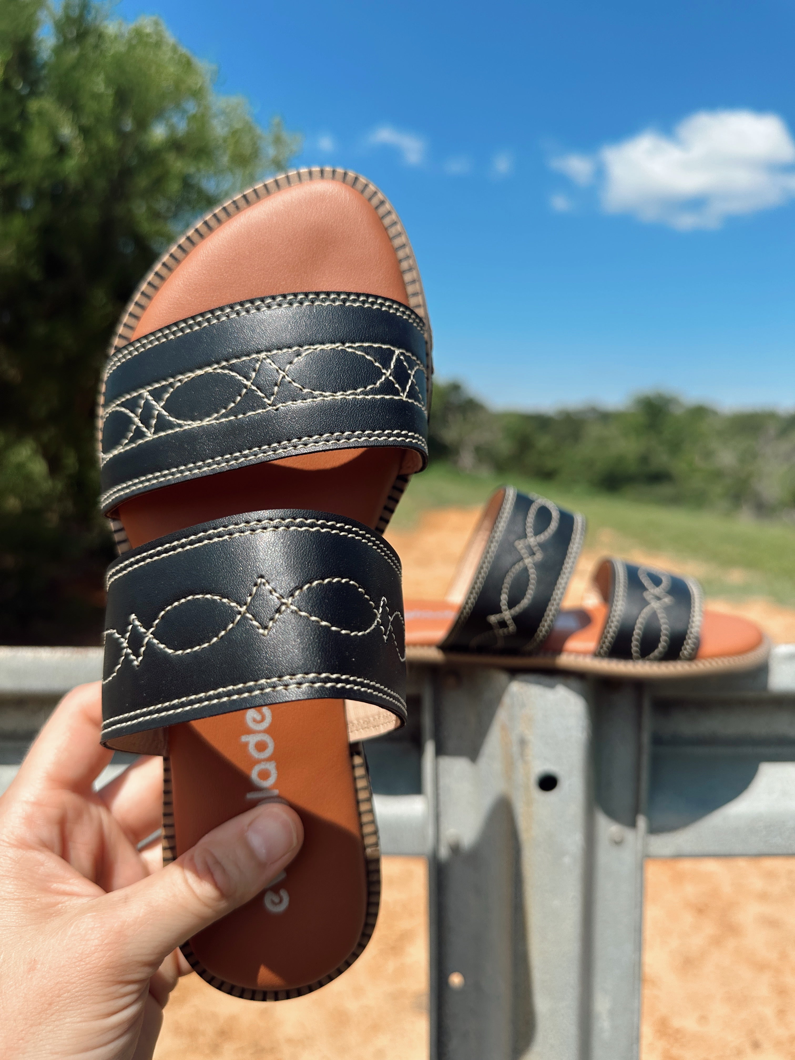 The Boot Stitch Sandal - size 6