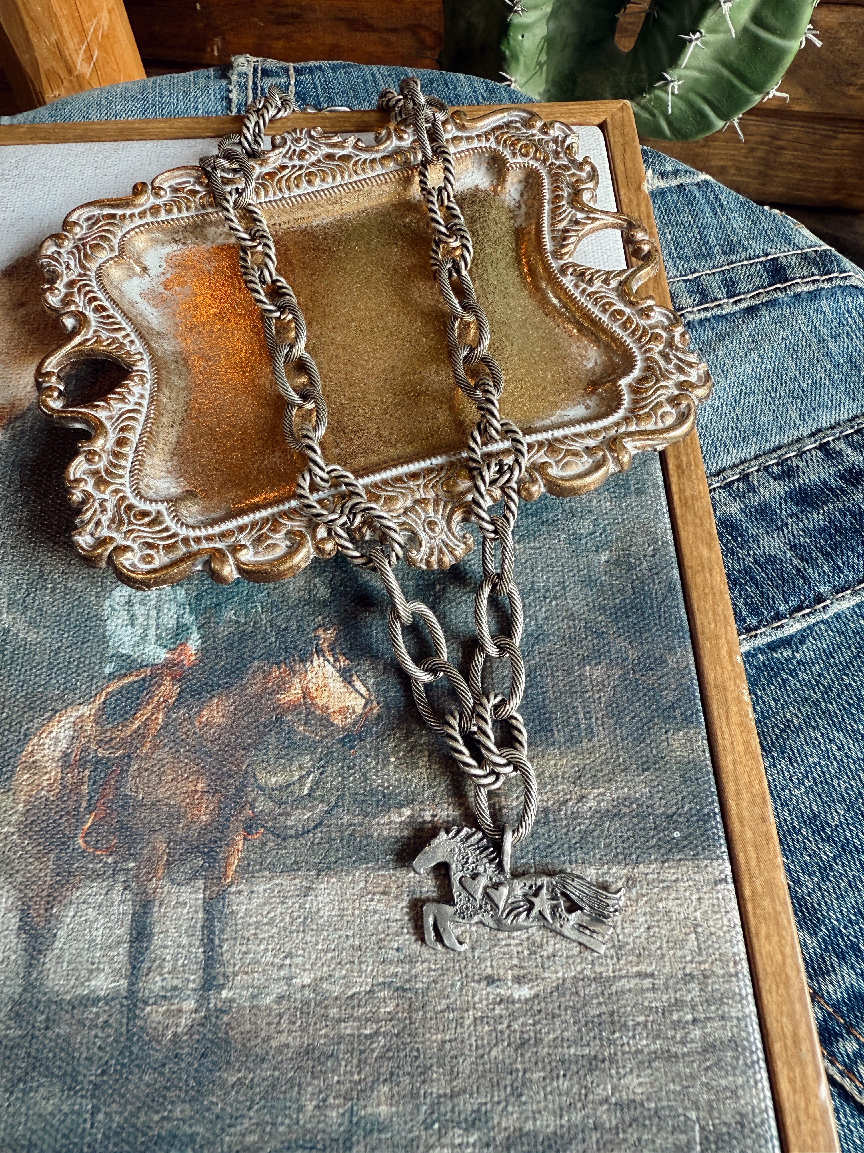 The Stardust Stallion Necklace