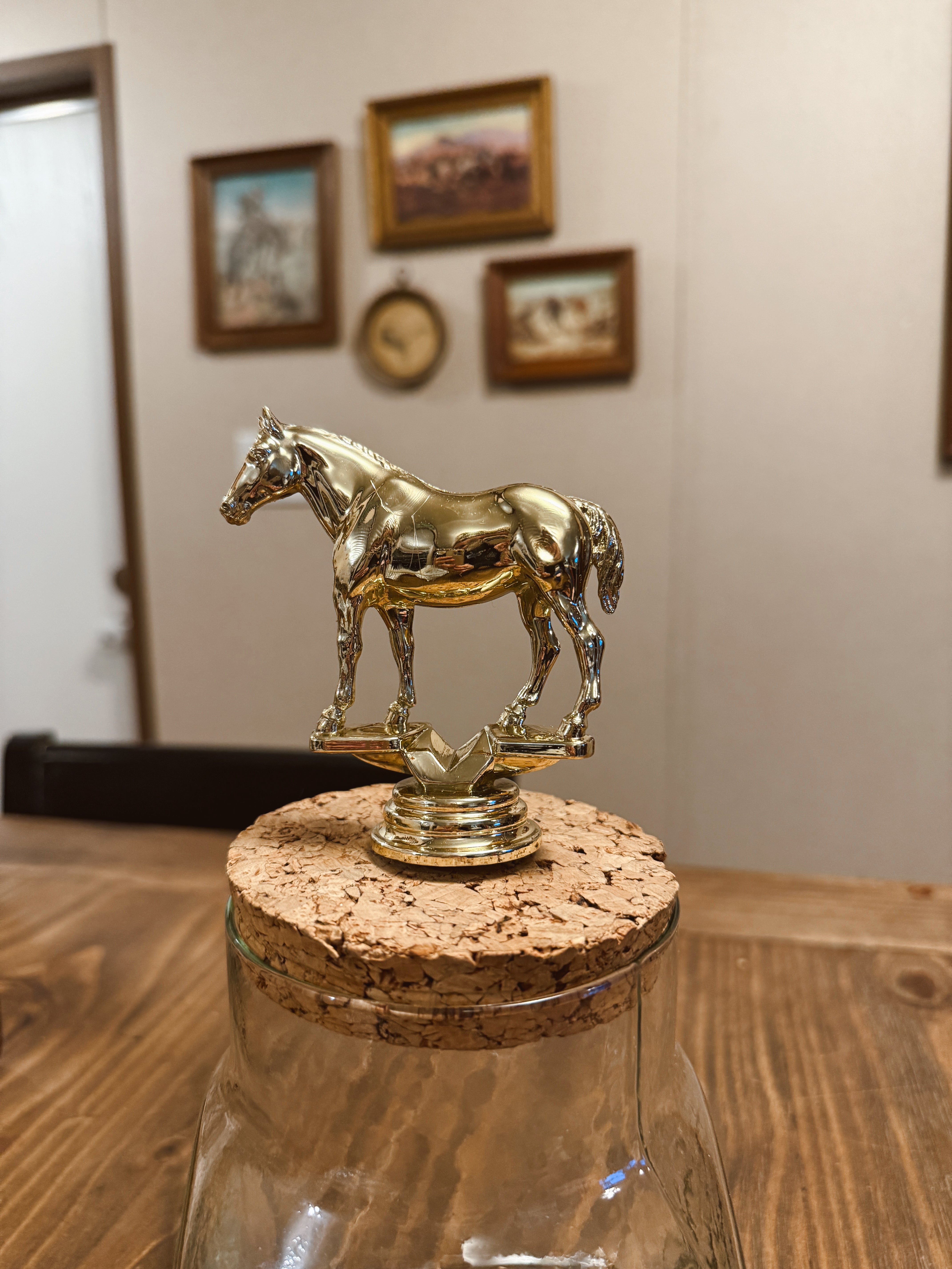 The Vintage Quarter Horse Topper - Gold