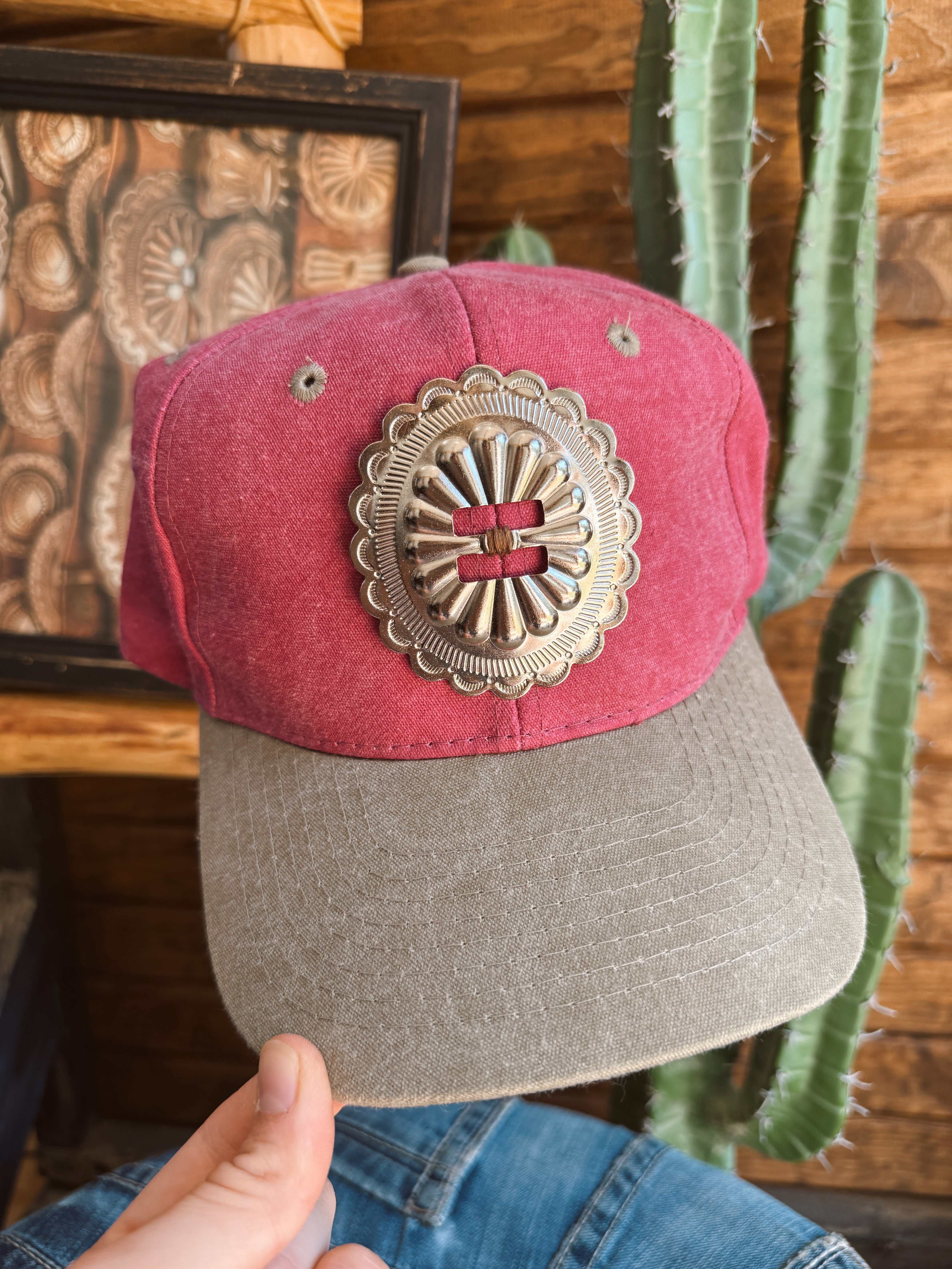 The Concho Cap - Red