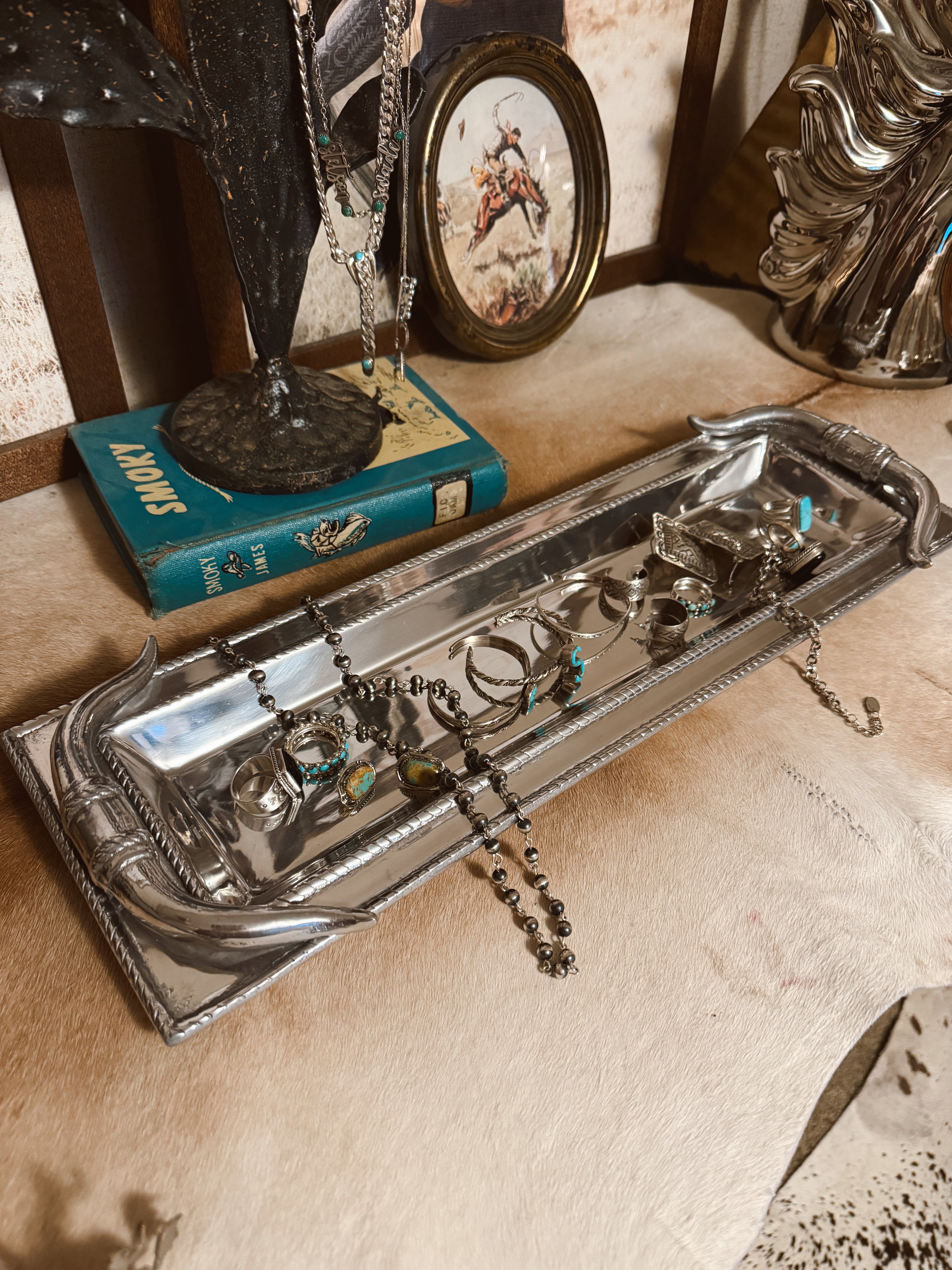 The Longhorn Catch All Tray