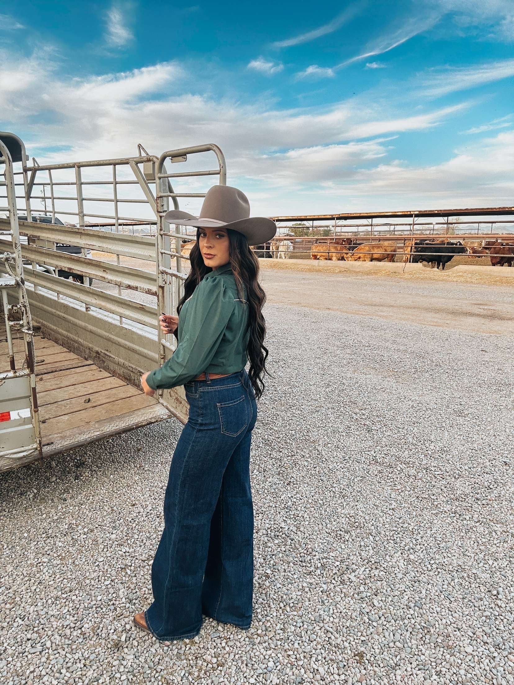 The June Pearl Snap Button Down