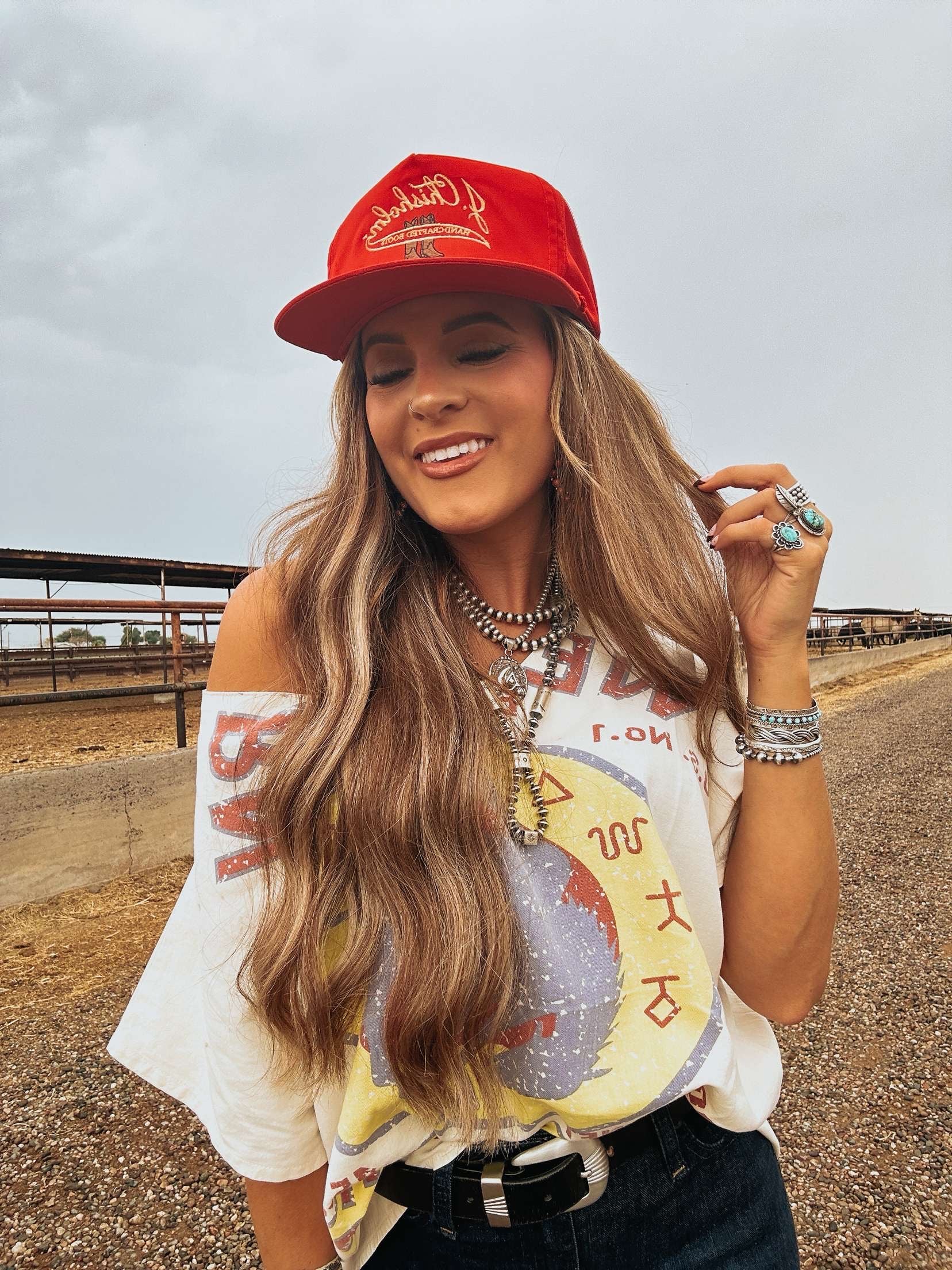 The Bronky Western Brand Top front & back graphic