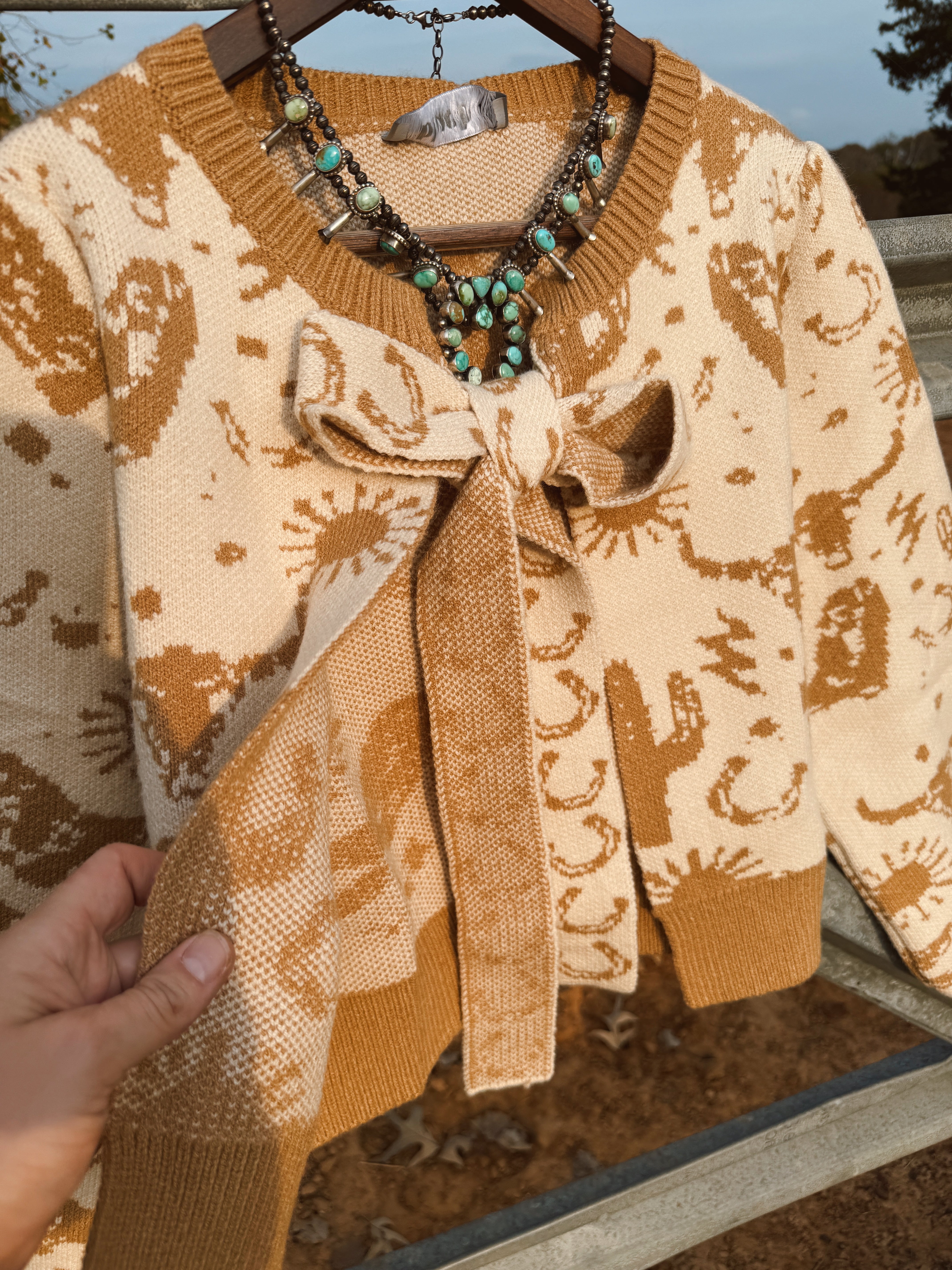 The Lola Tie Sweater