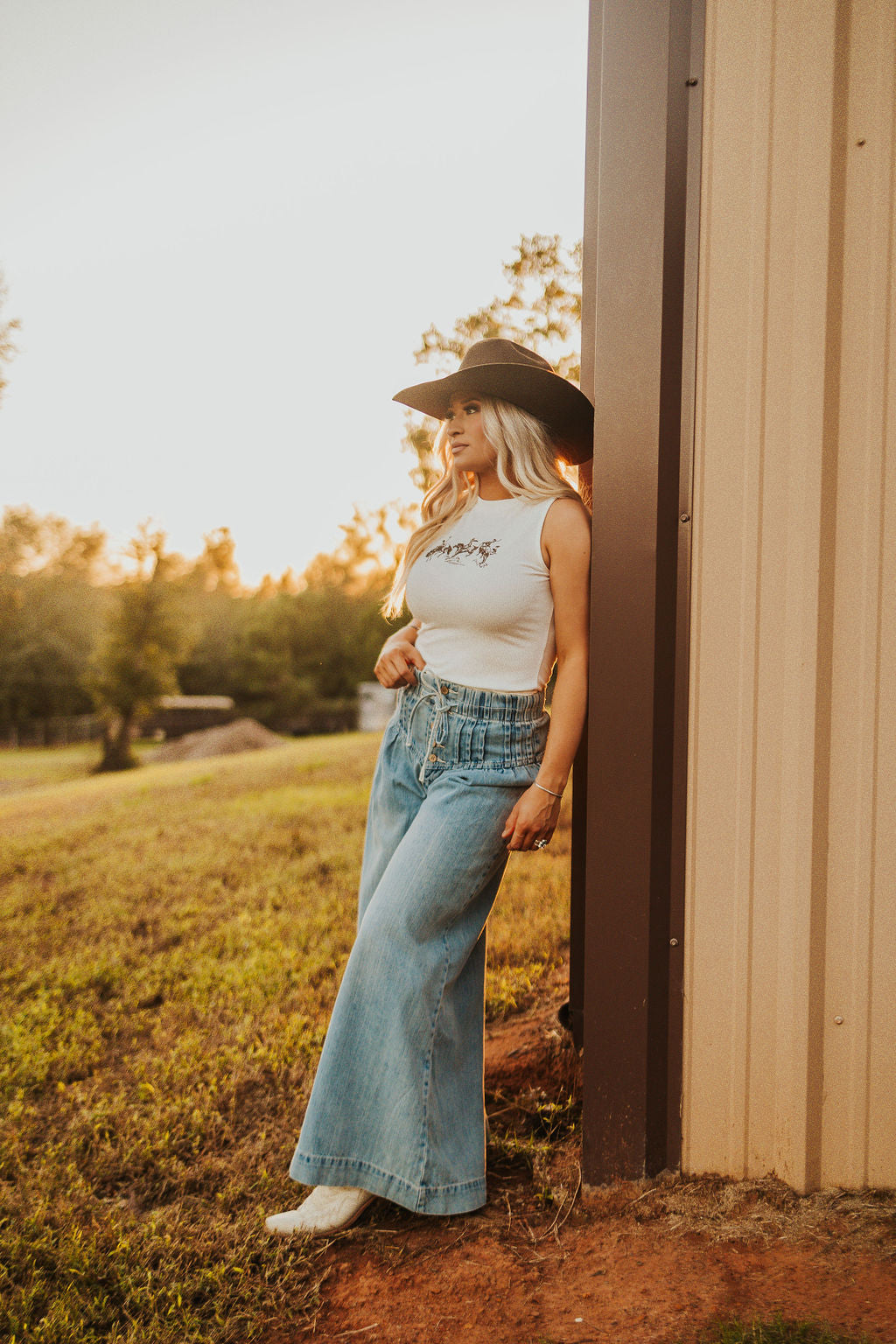 The Palomino Wide Leg Jeans