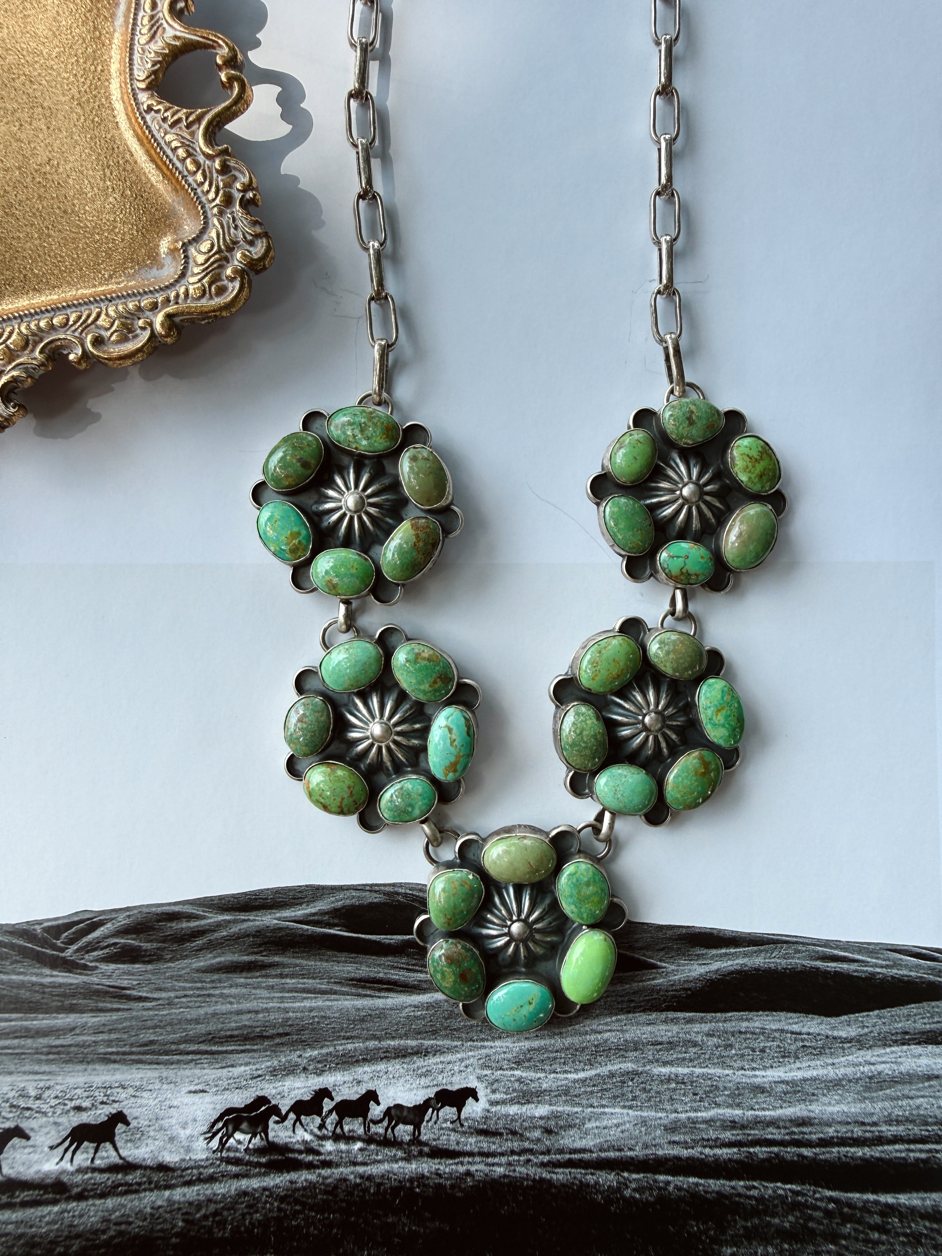 The Dawn Cluster Necklace