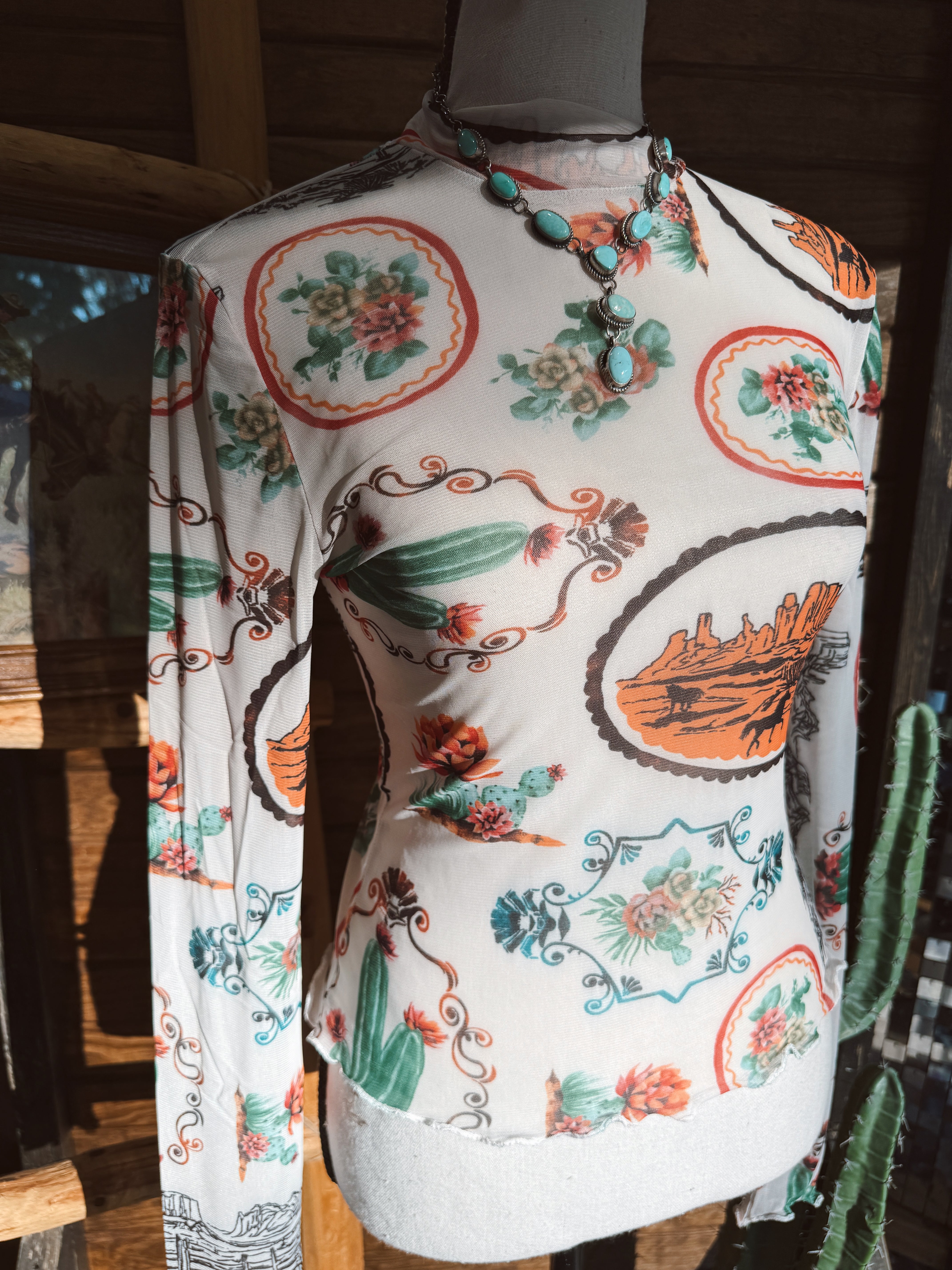 The Wickenburg Mesh Top