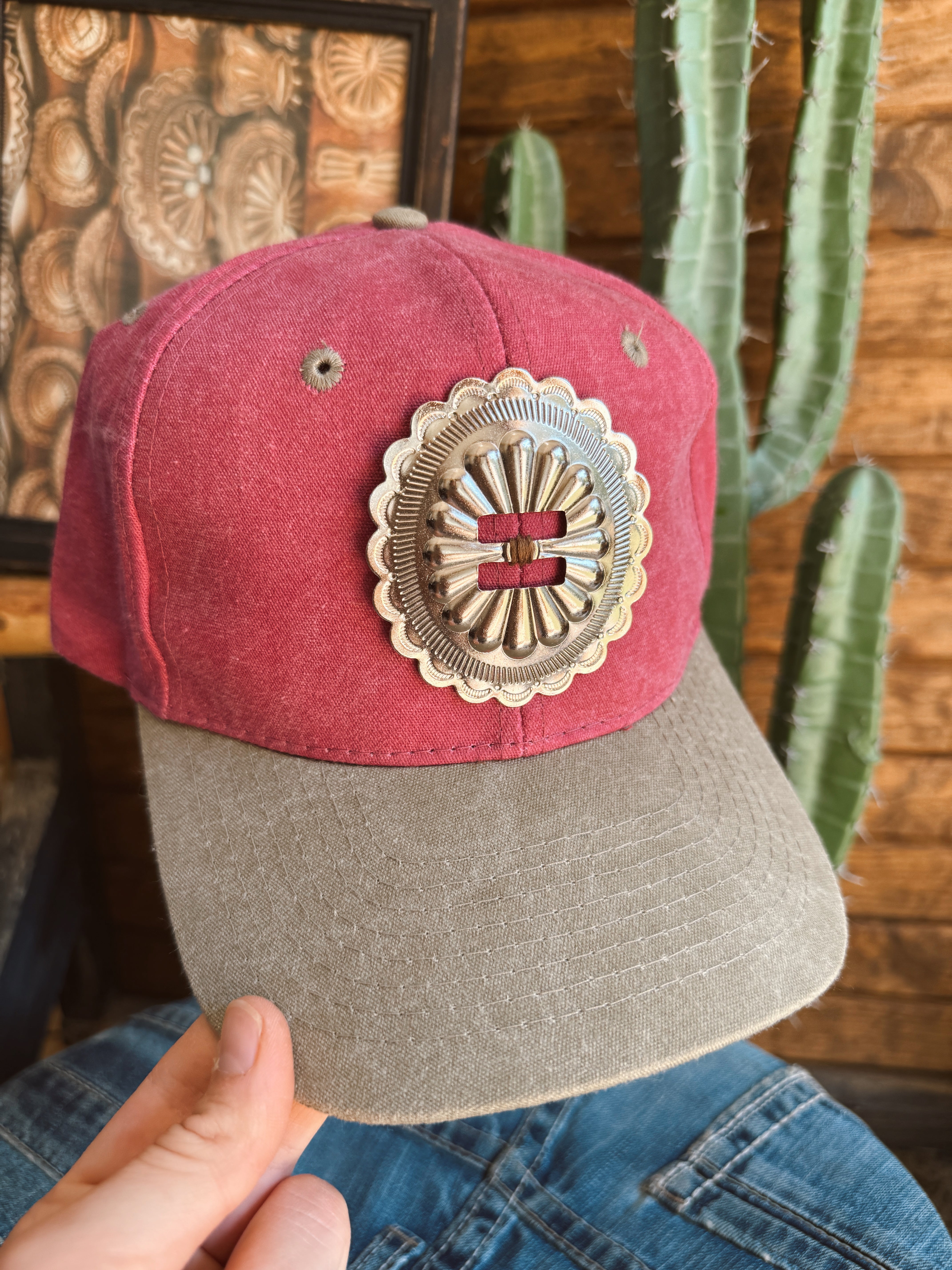 The Concho Cap - Red