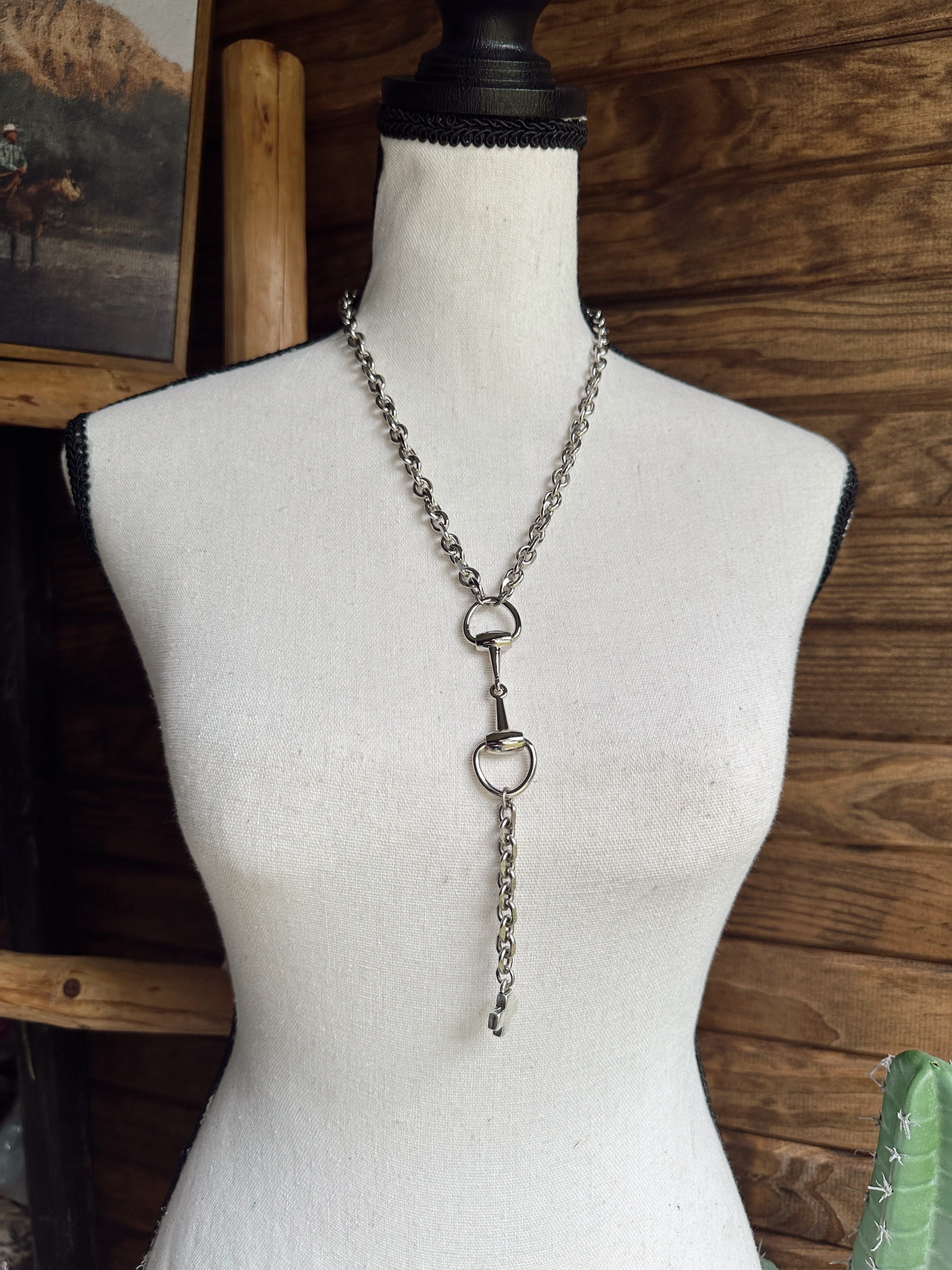 The Bitty Lariat - Silver Cross