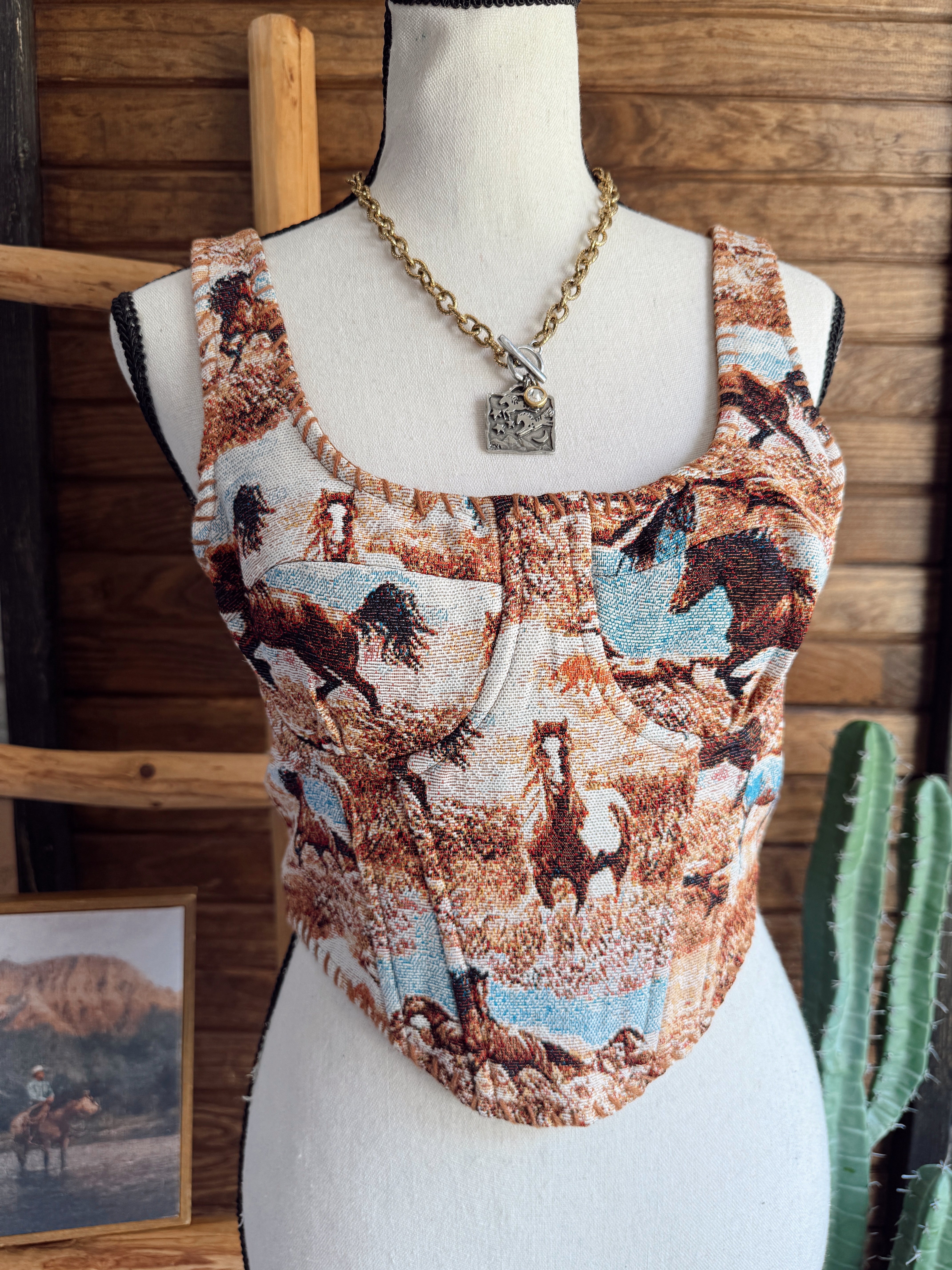 The Western Stitch Top