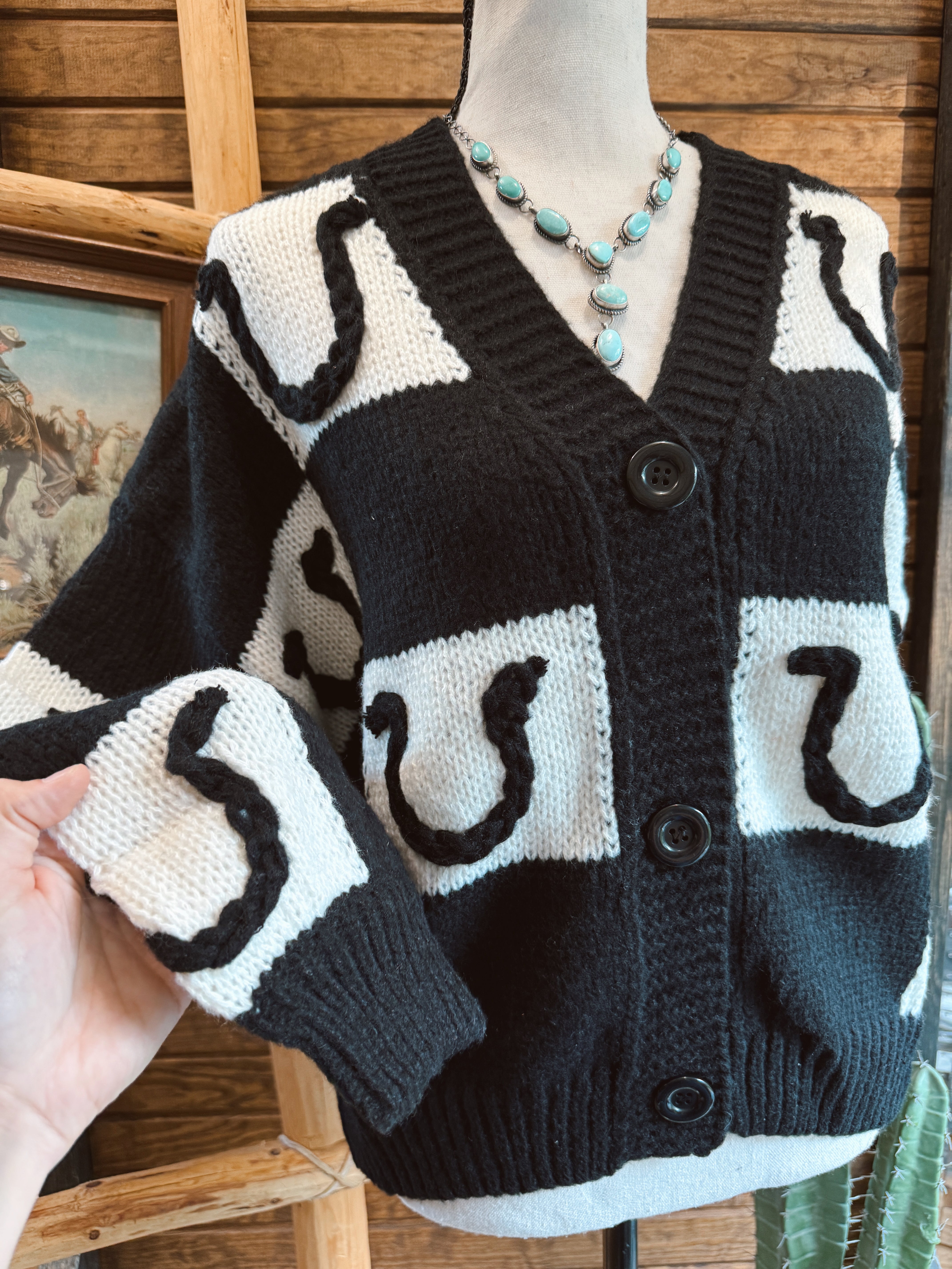 The Horseshoe Cardigan