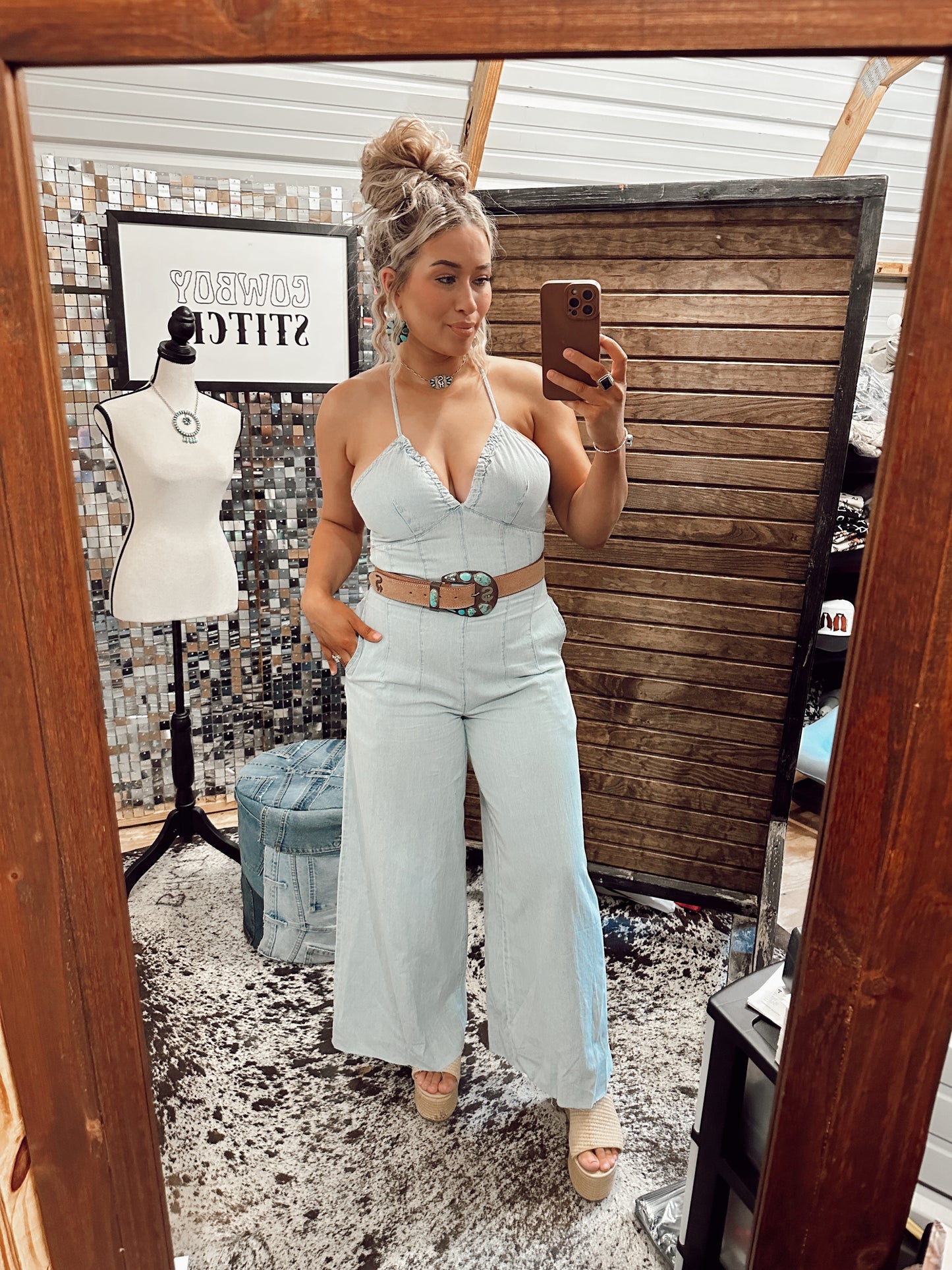 The Johnny Denim Jumpsuit