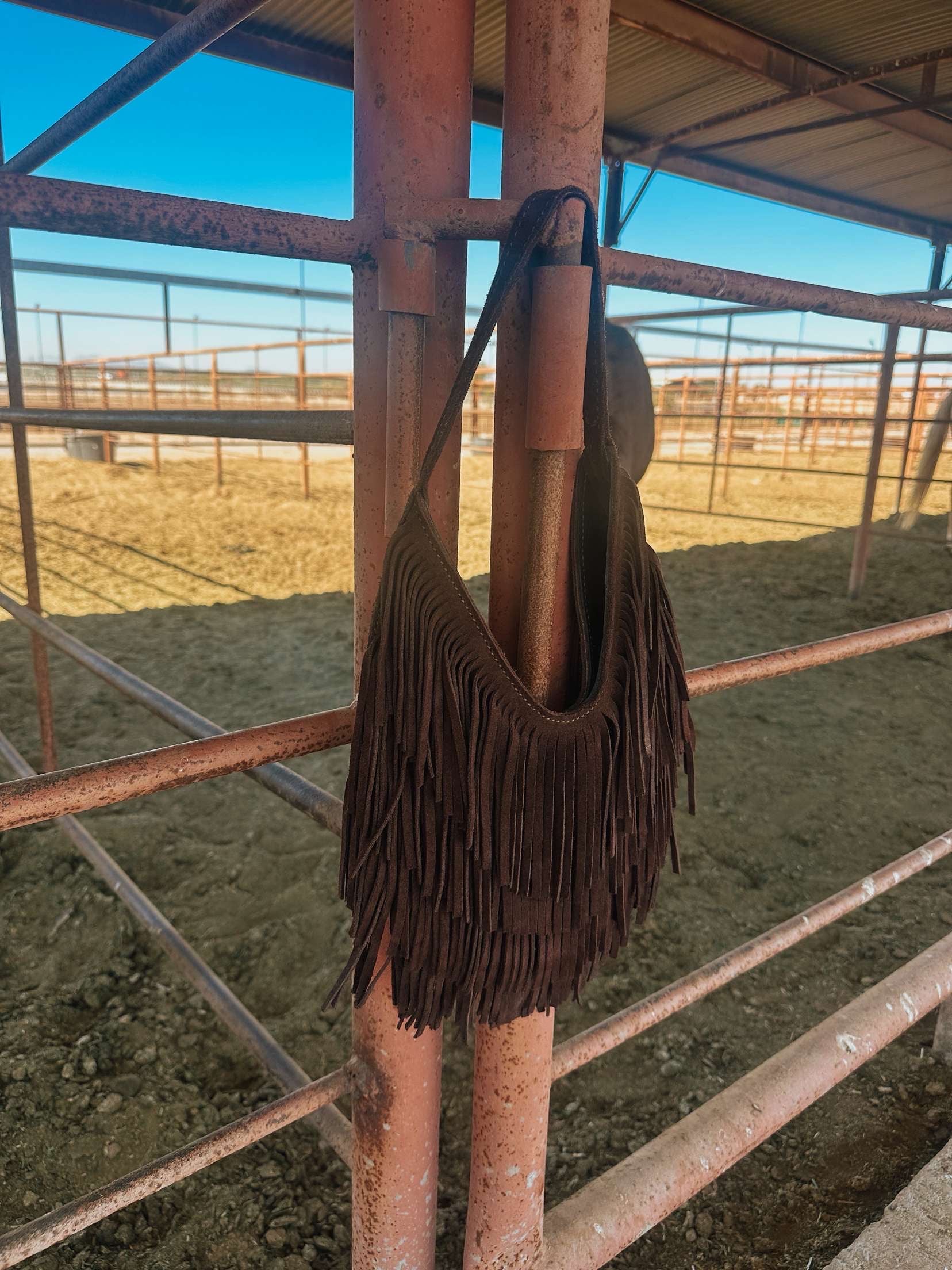 The Fringe Purse - Chocolate