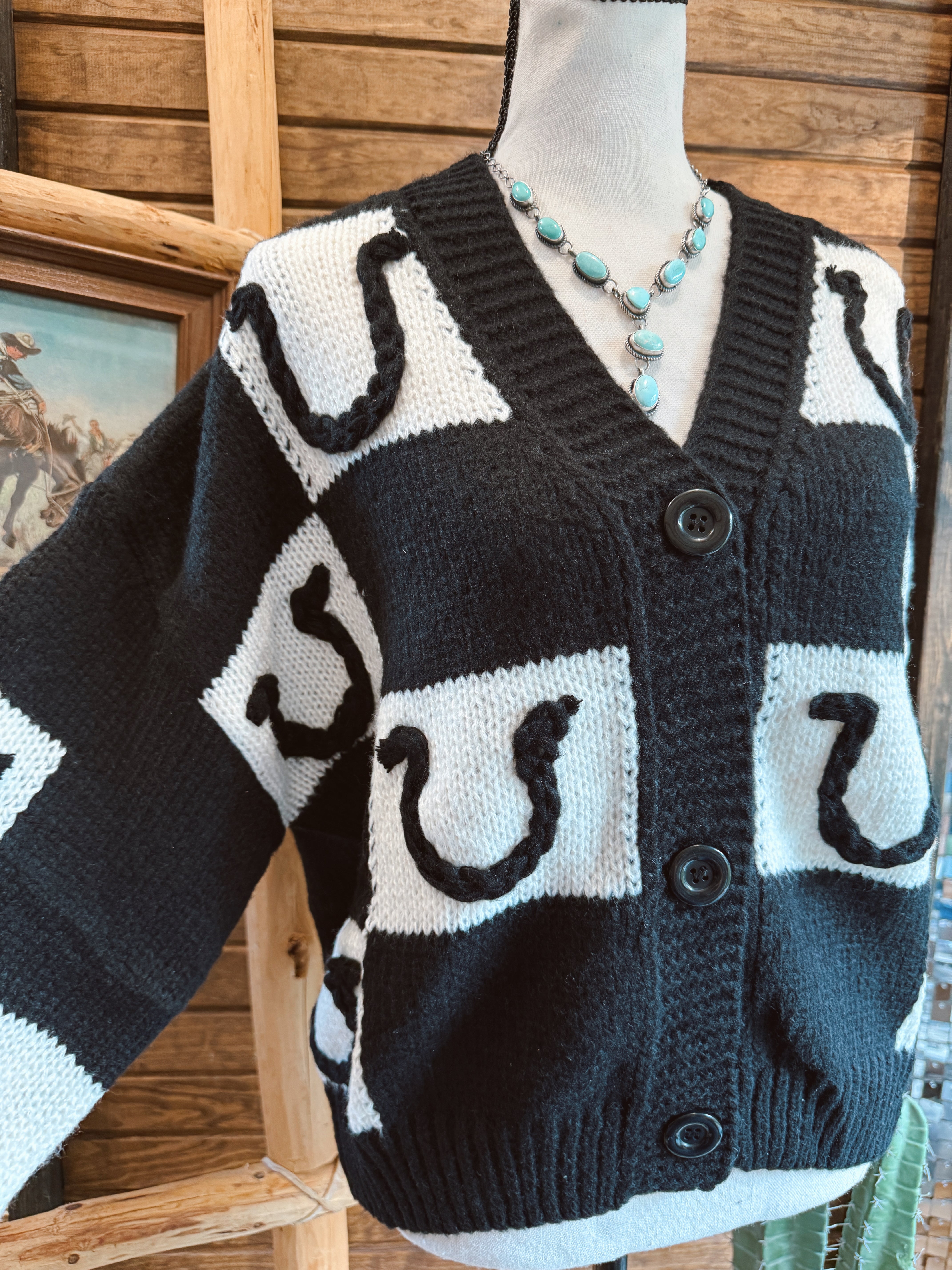 The Horseshoe Cardigan