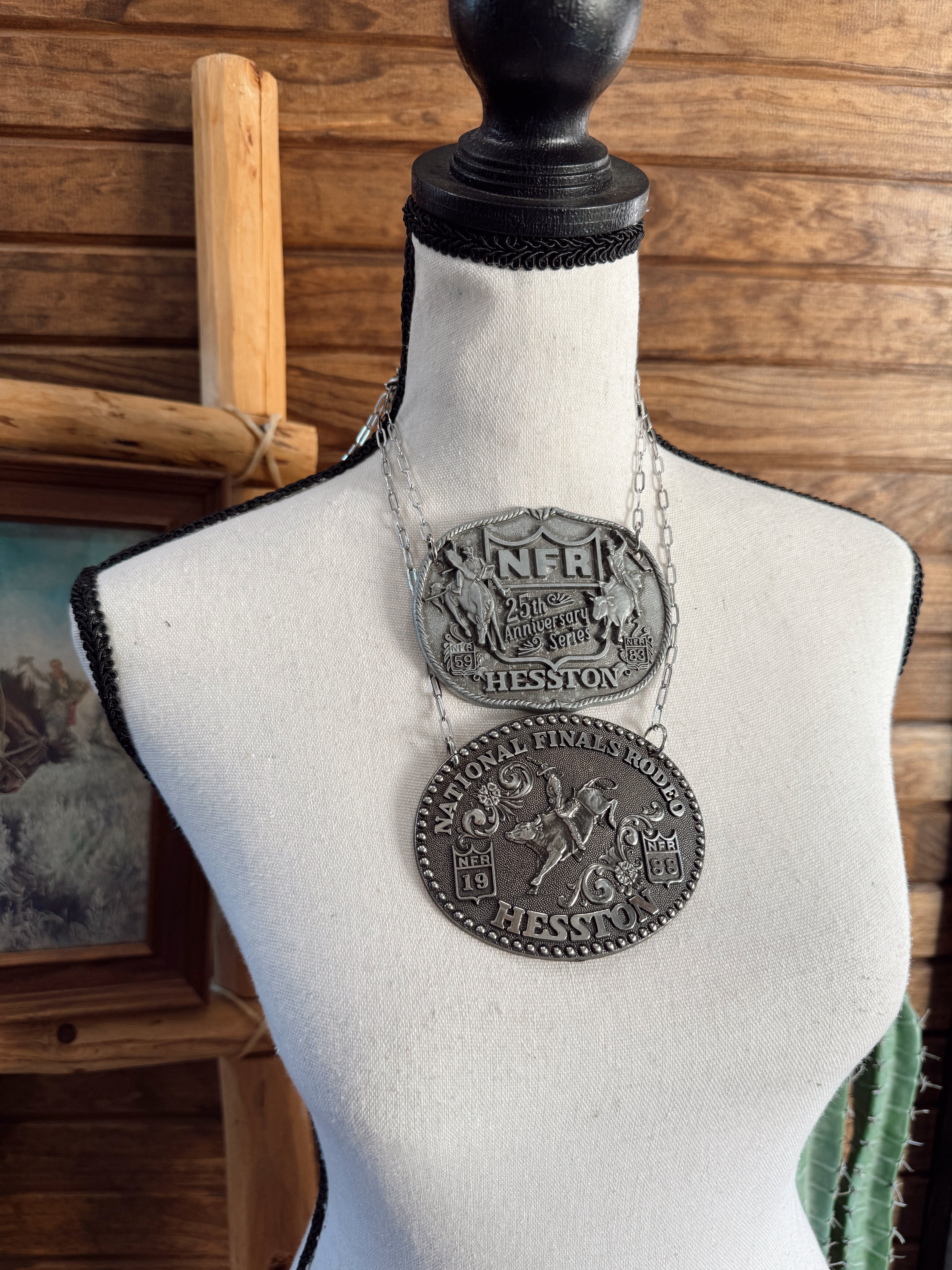 The Bull National Finals Rodeo Buckle Necklace