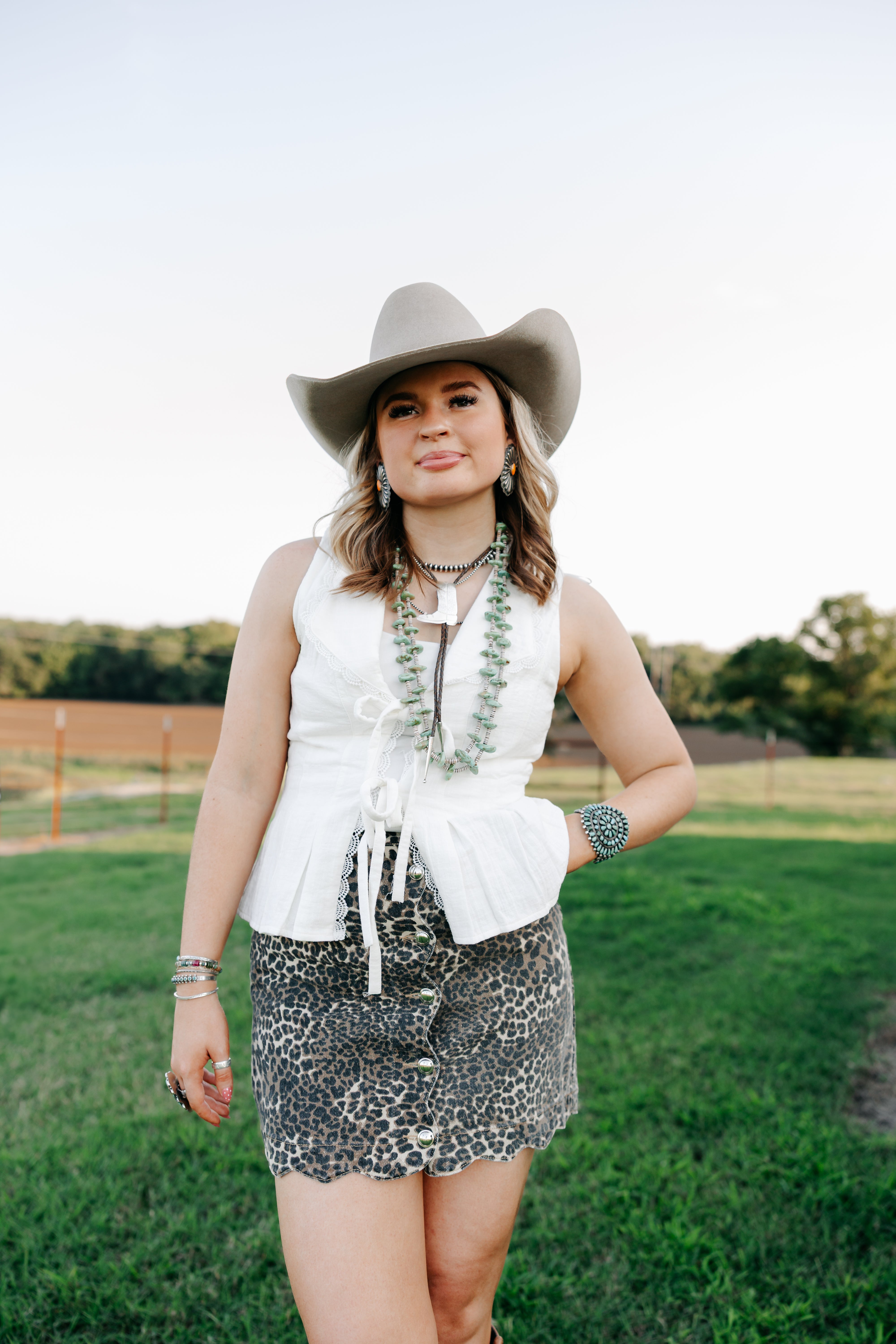 The Annie Leopard Skirt