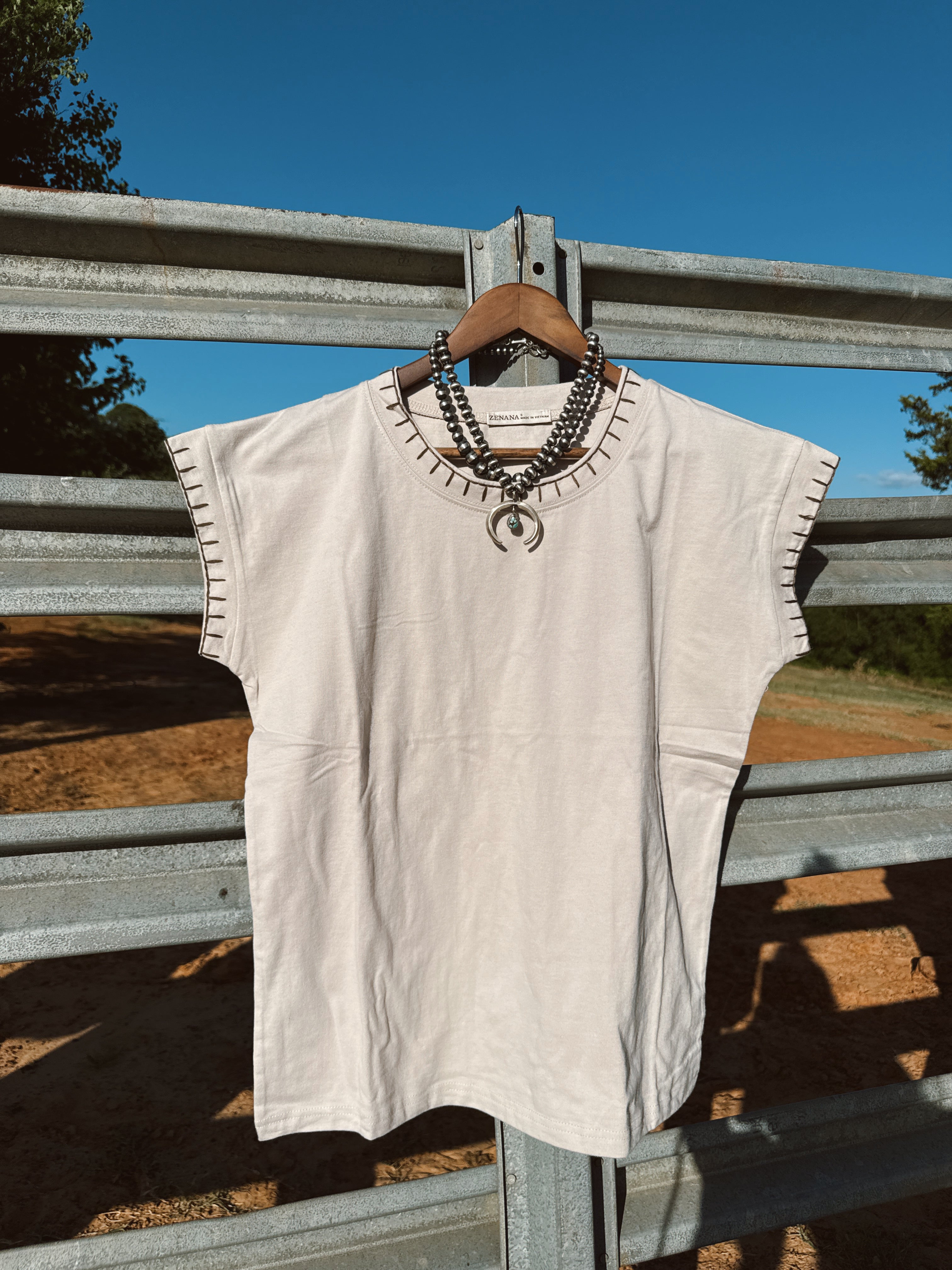 The Hallie Top - Tan