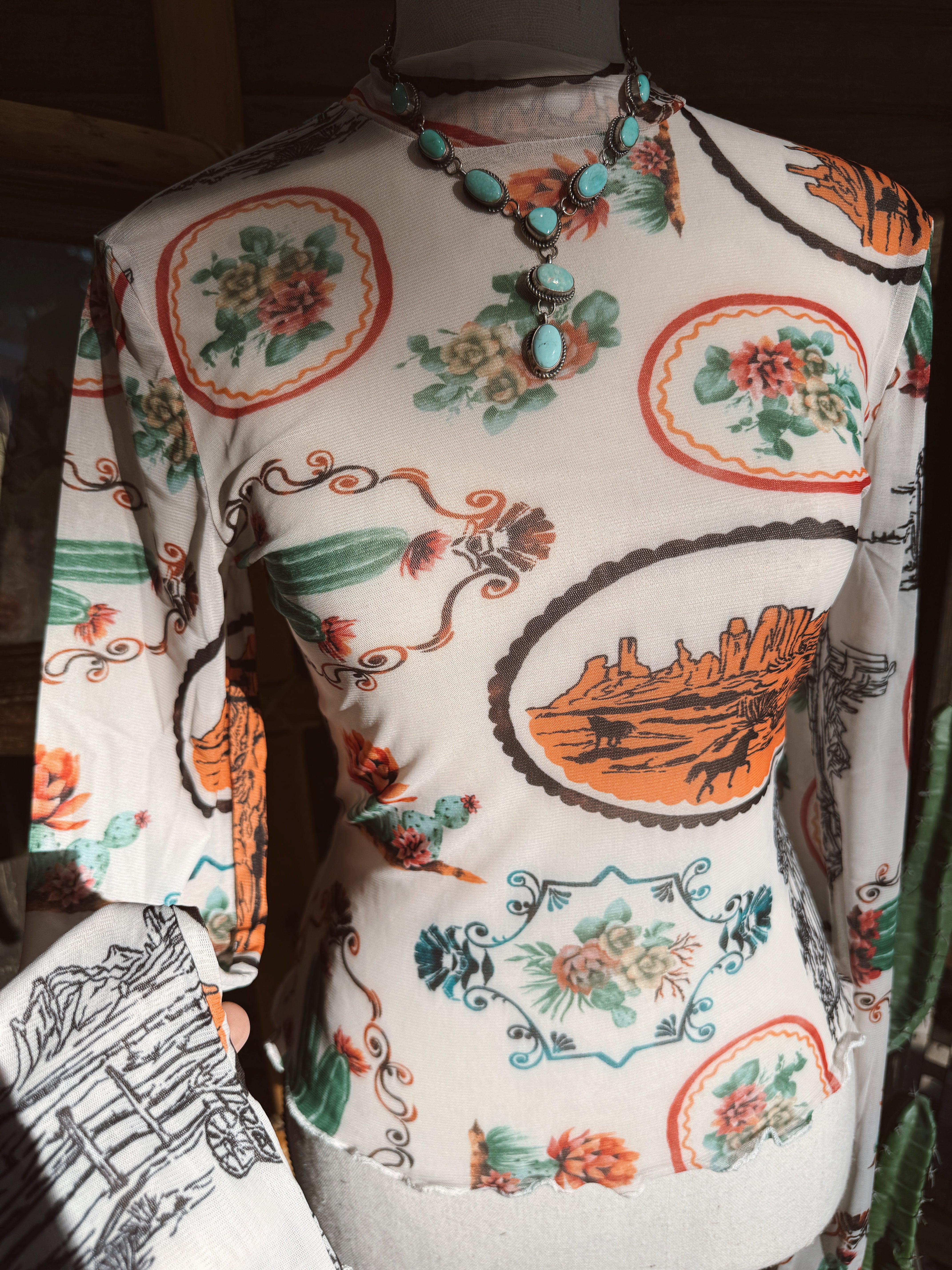 The Wickenburg Mesh Top