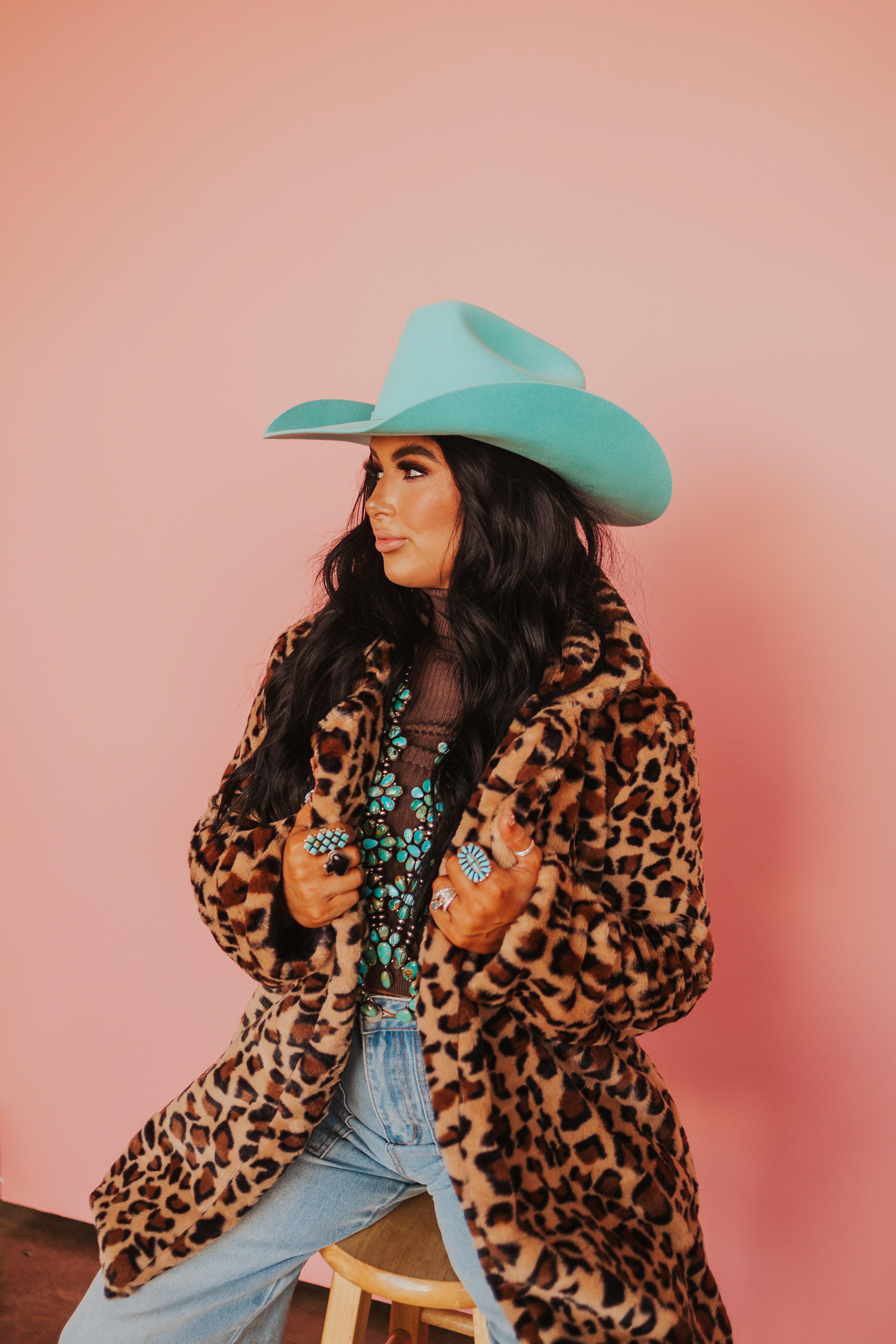 The Leopard Teddy Coat