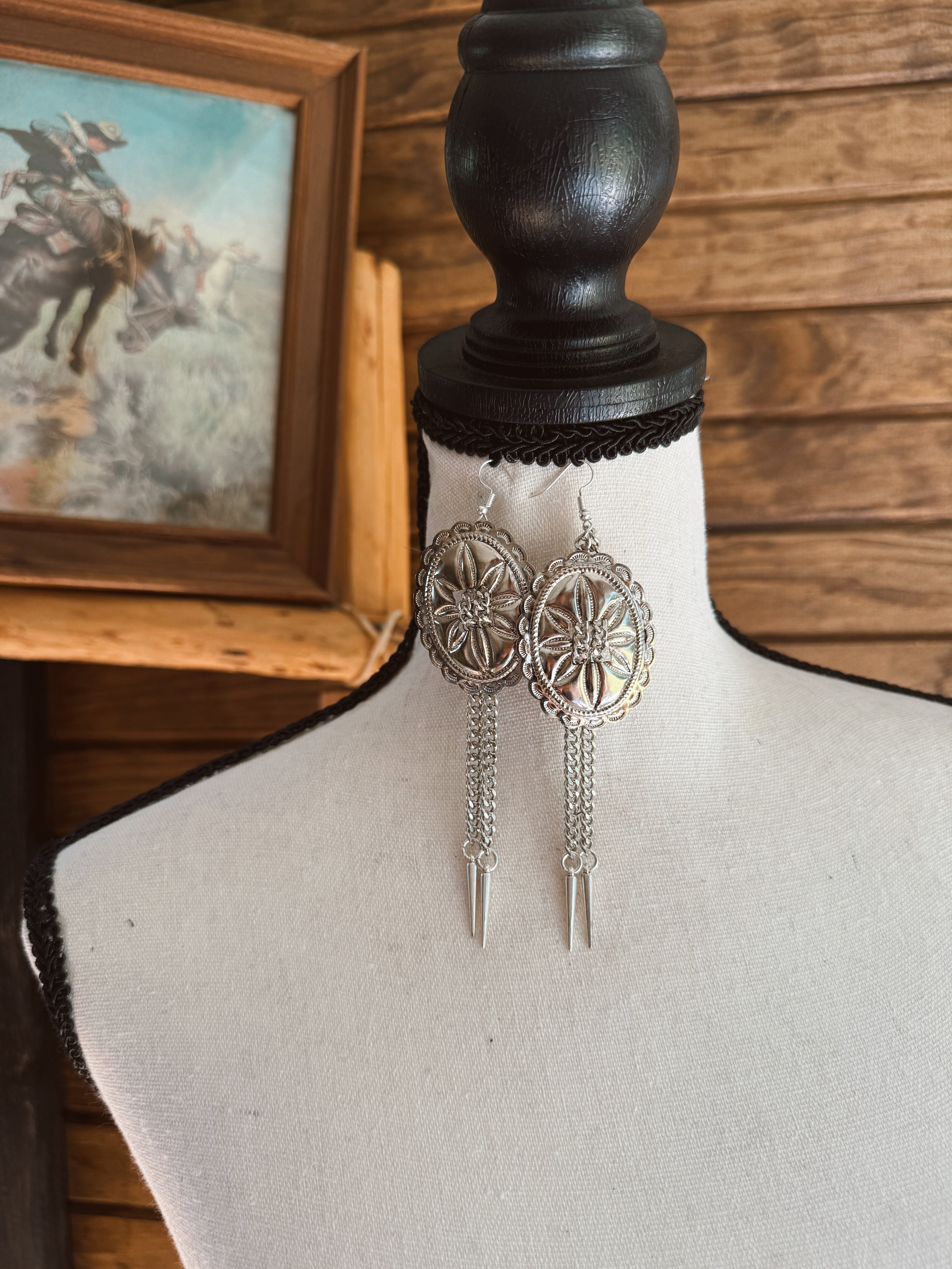 The Bolo Concho Earrings