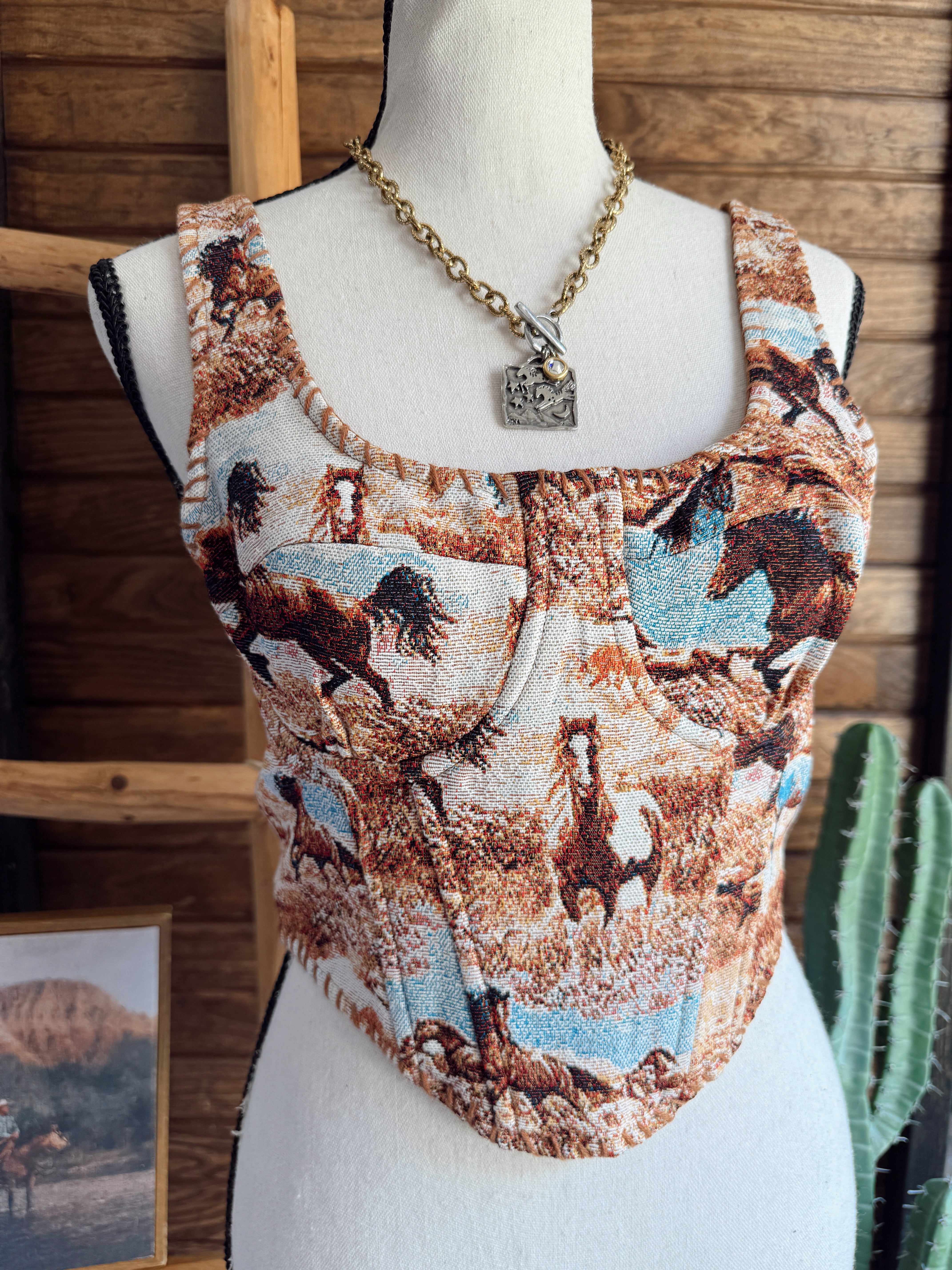 The Western Stitch Top