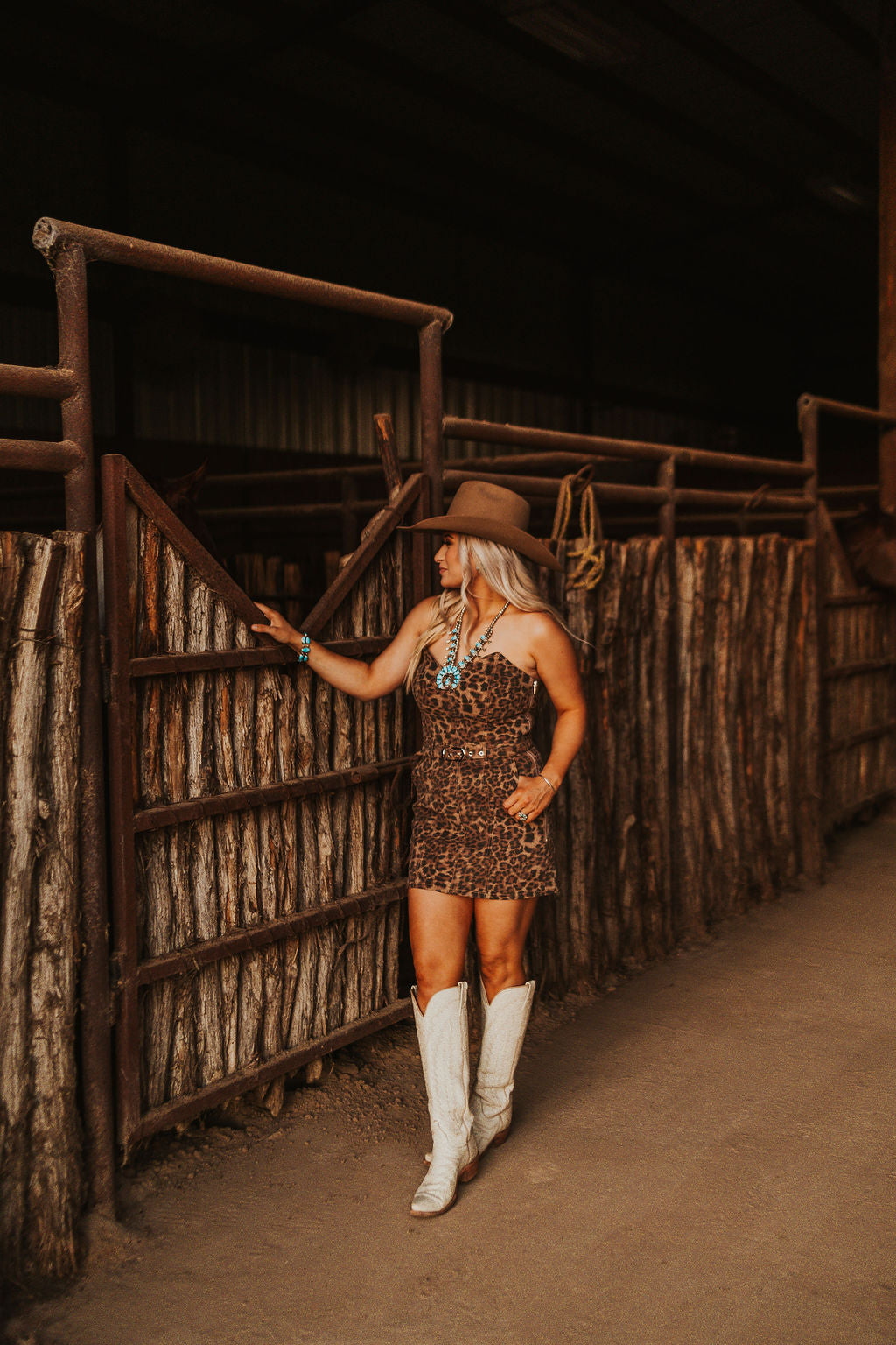 The Cheyenne Dress - Leopard