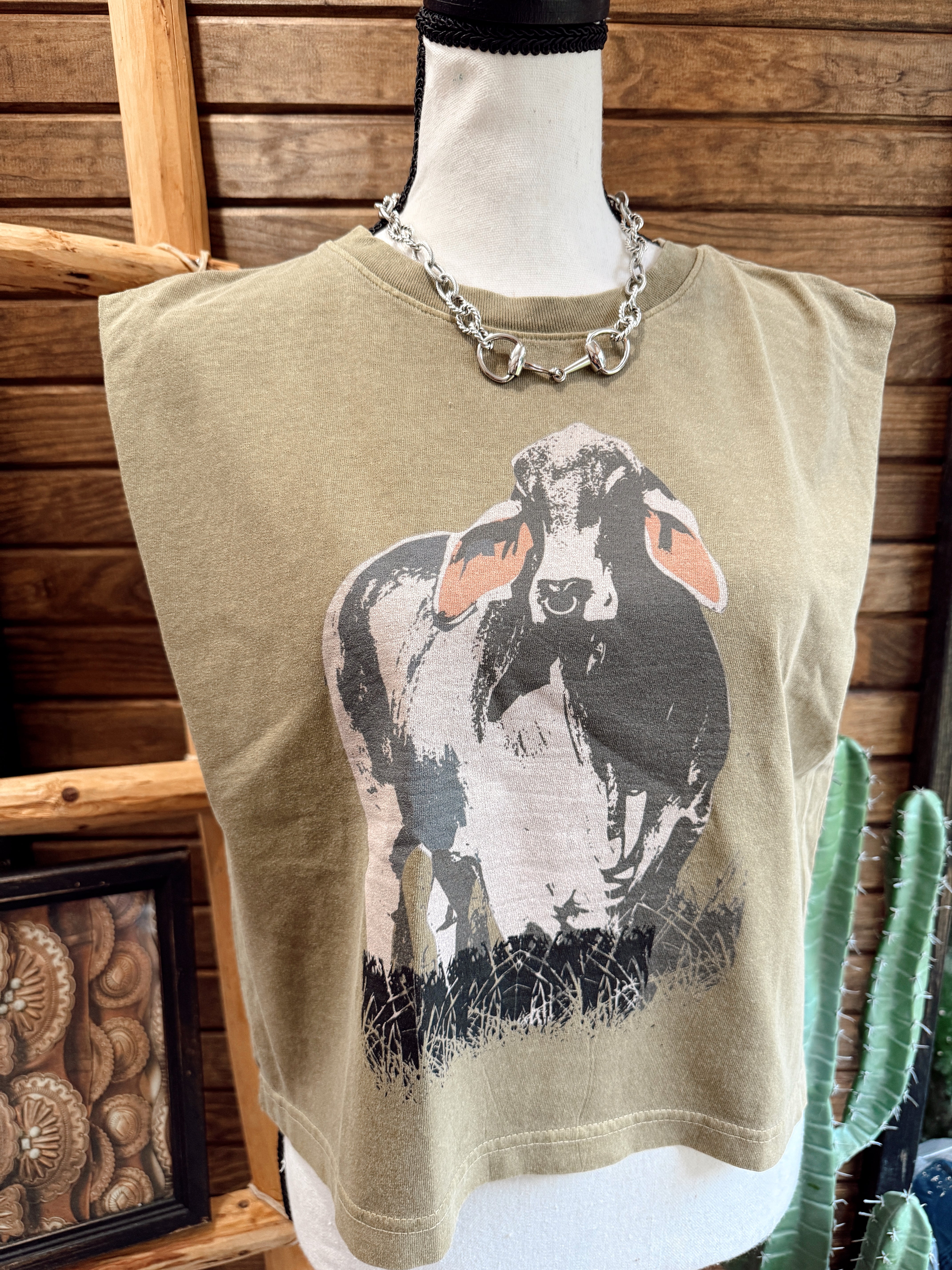 The Brahma Tank - Olive