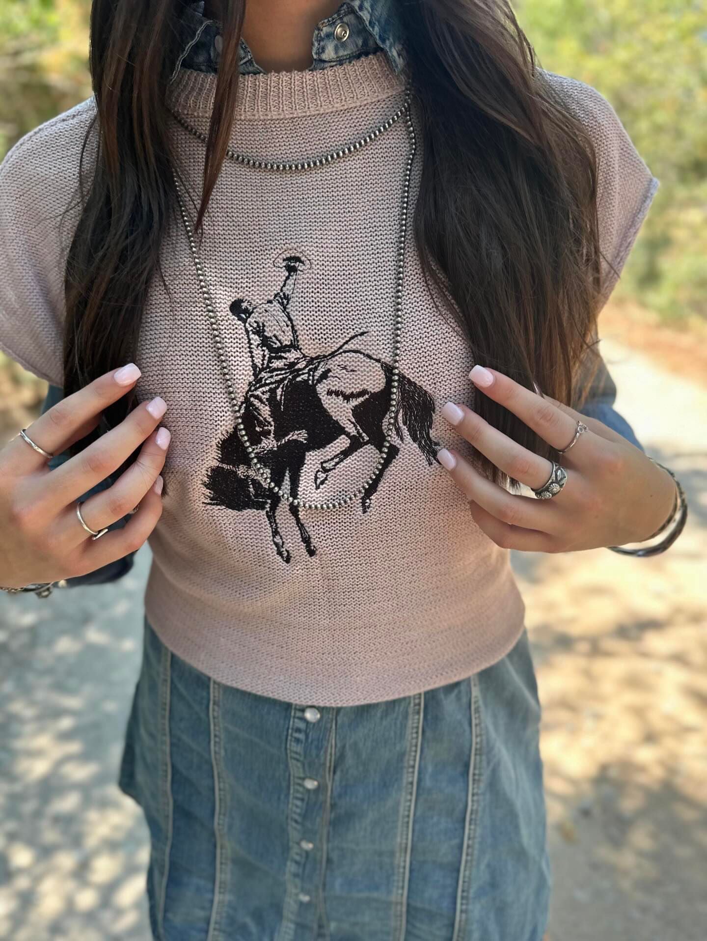 The Bronc Embroidered Sweater