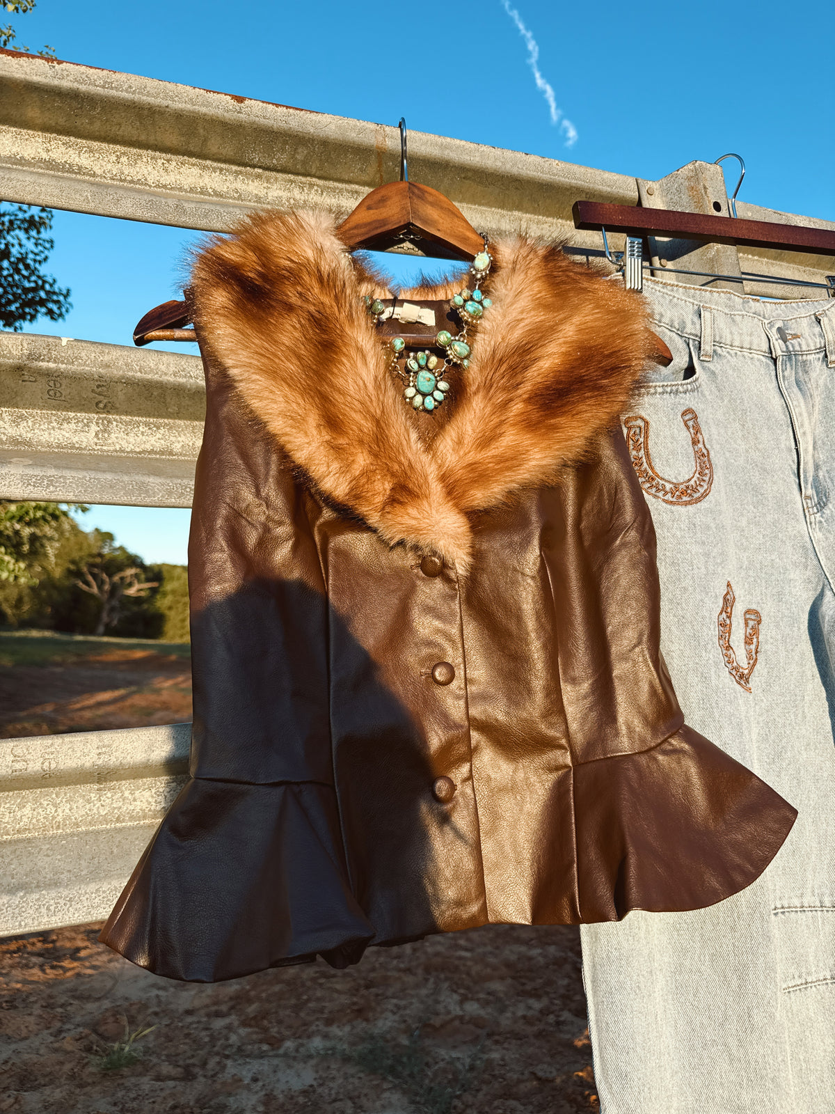 The Chanel Fur Top - Chocolate