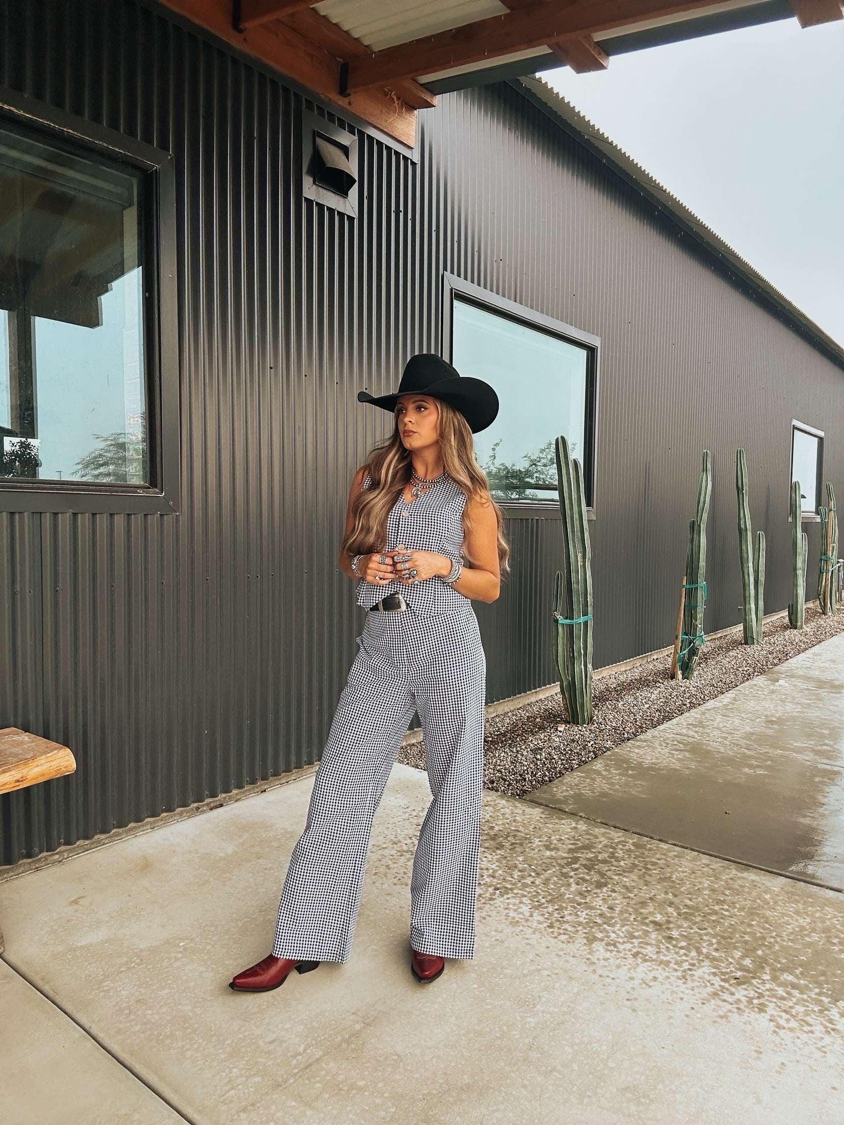 The Gingham Pant Set - best seller